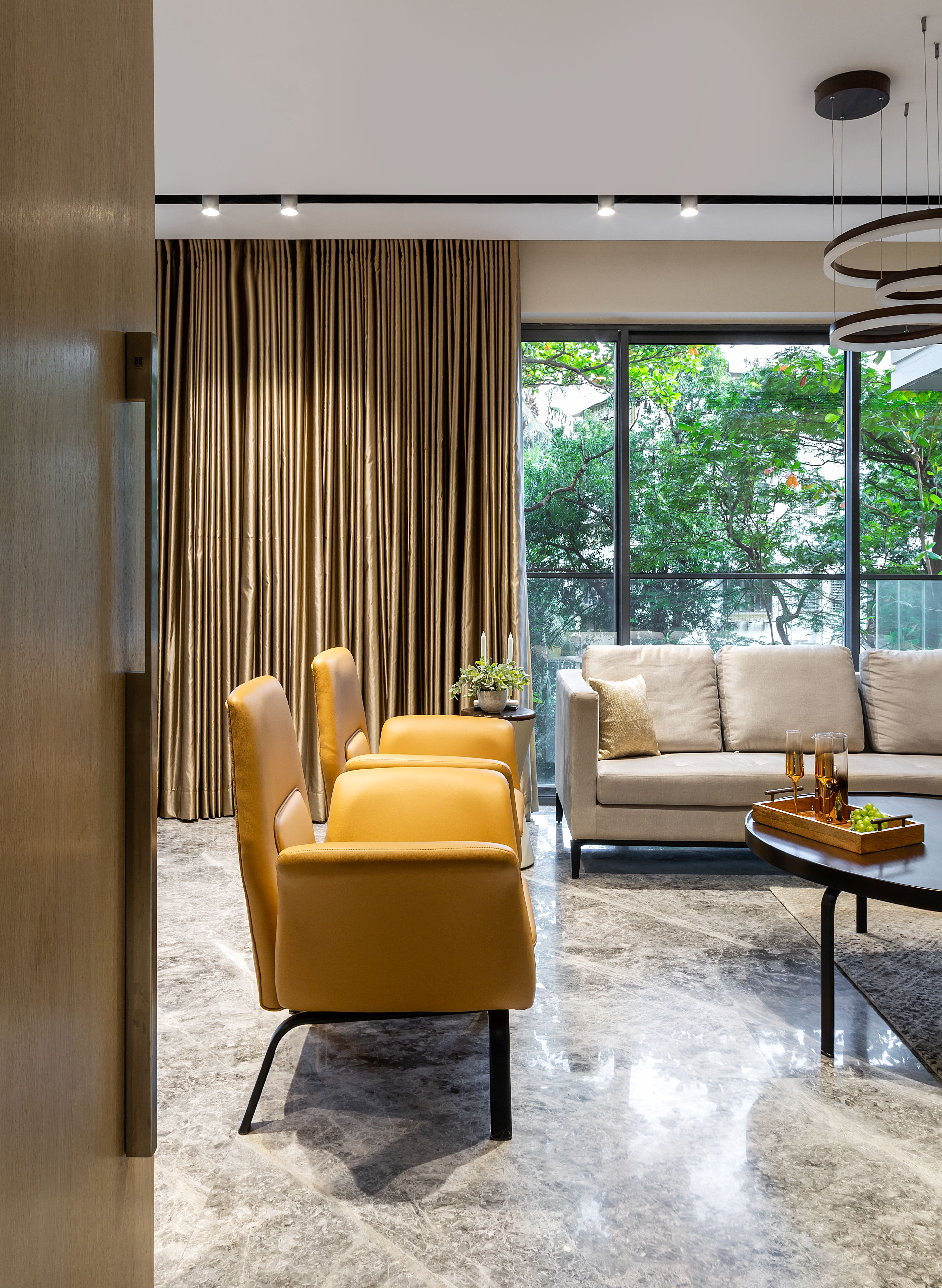 Rustic Living Room Design – Livspace