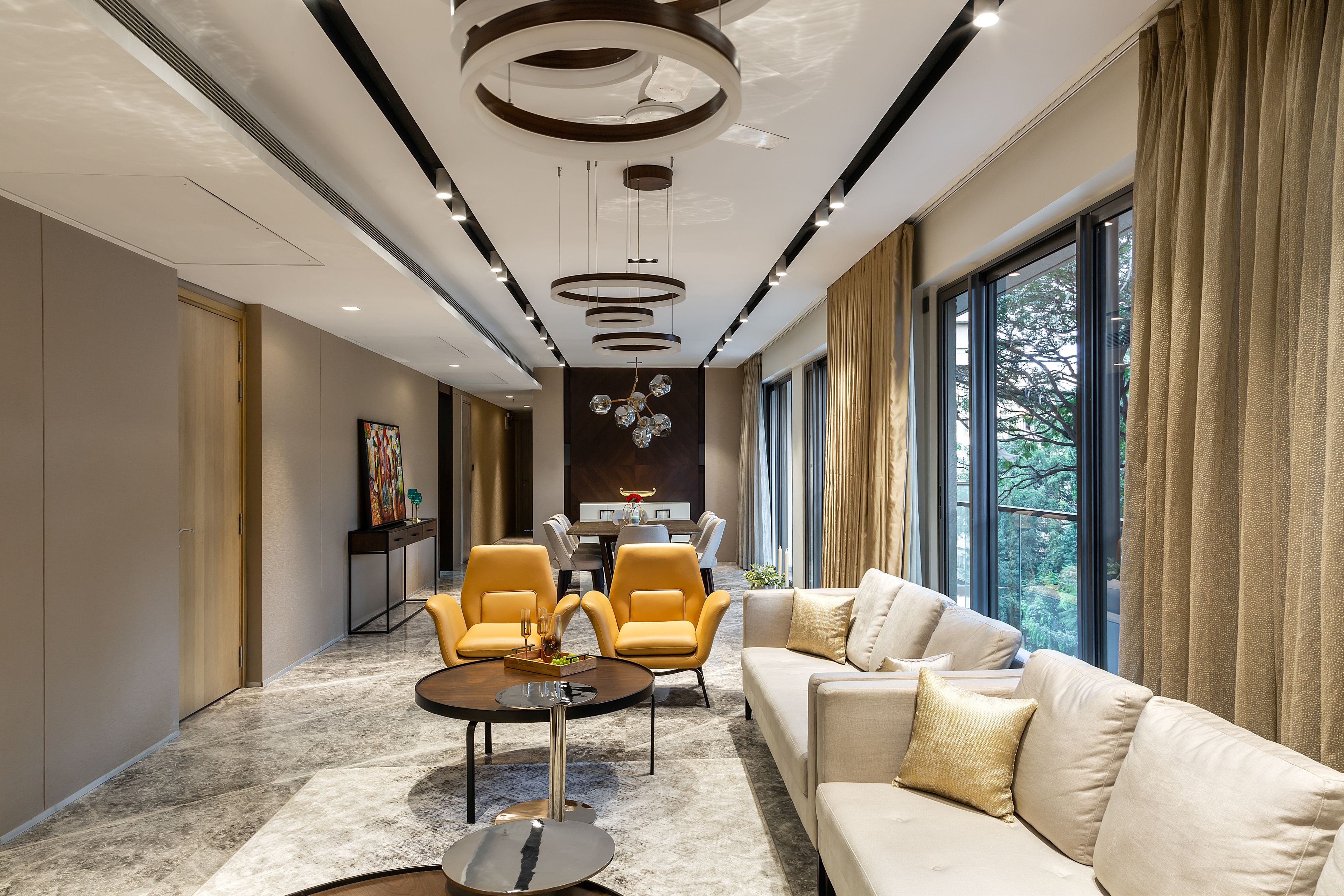 Rustic Living Room Design – Livspace