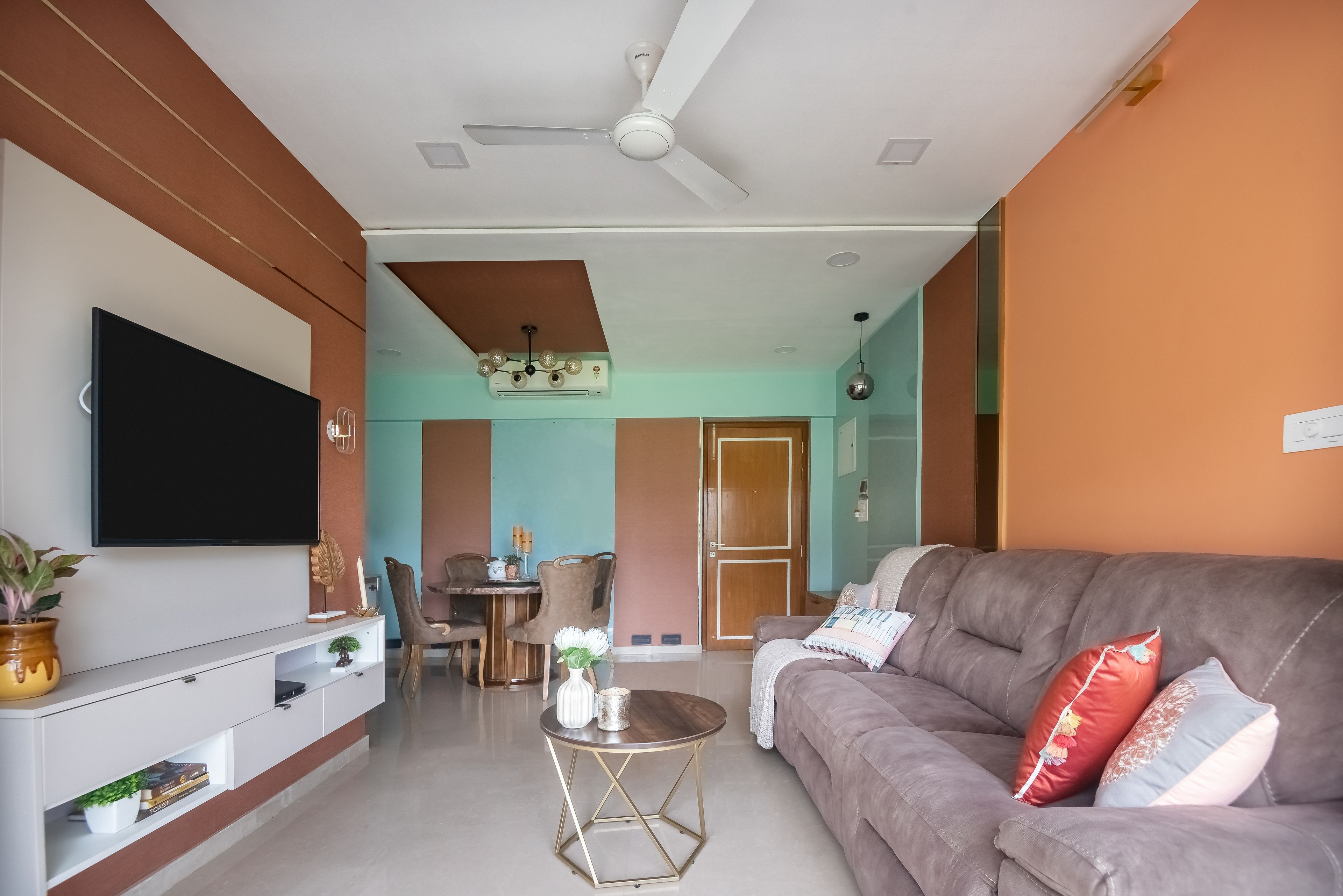 Contemporary Living Room - Livspace