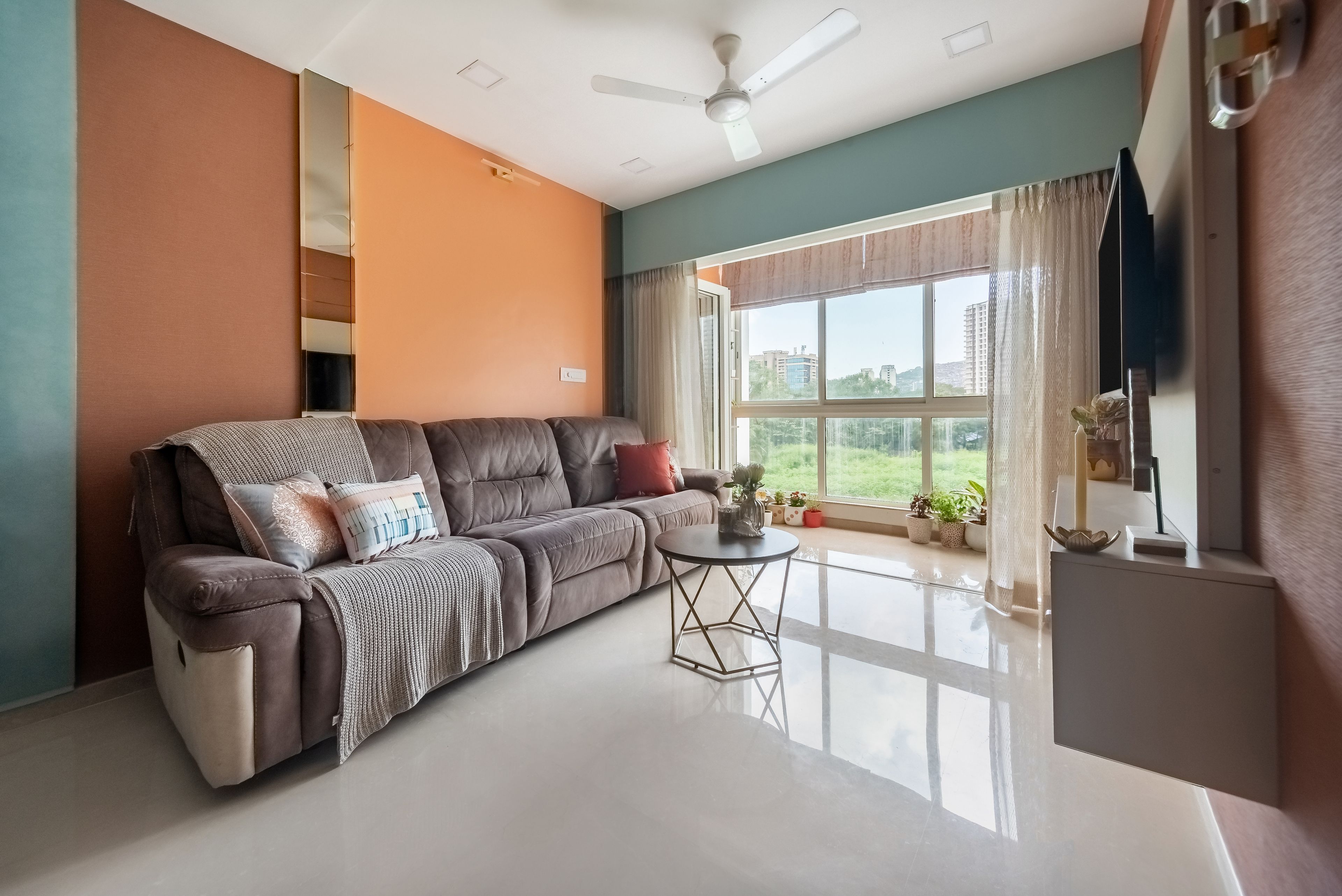 Contemporary Living Room - Livspace