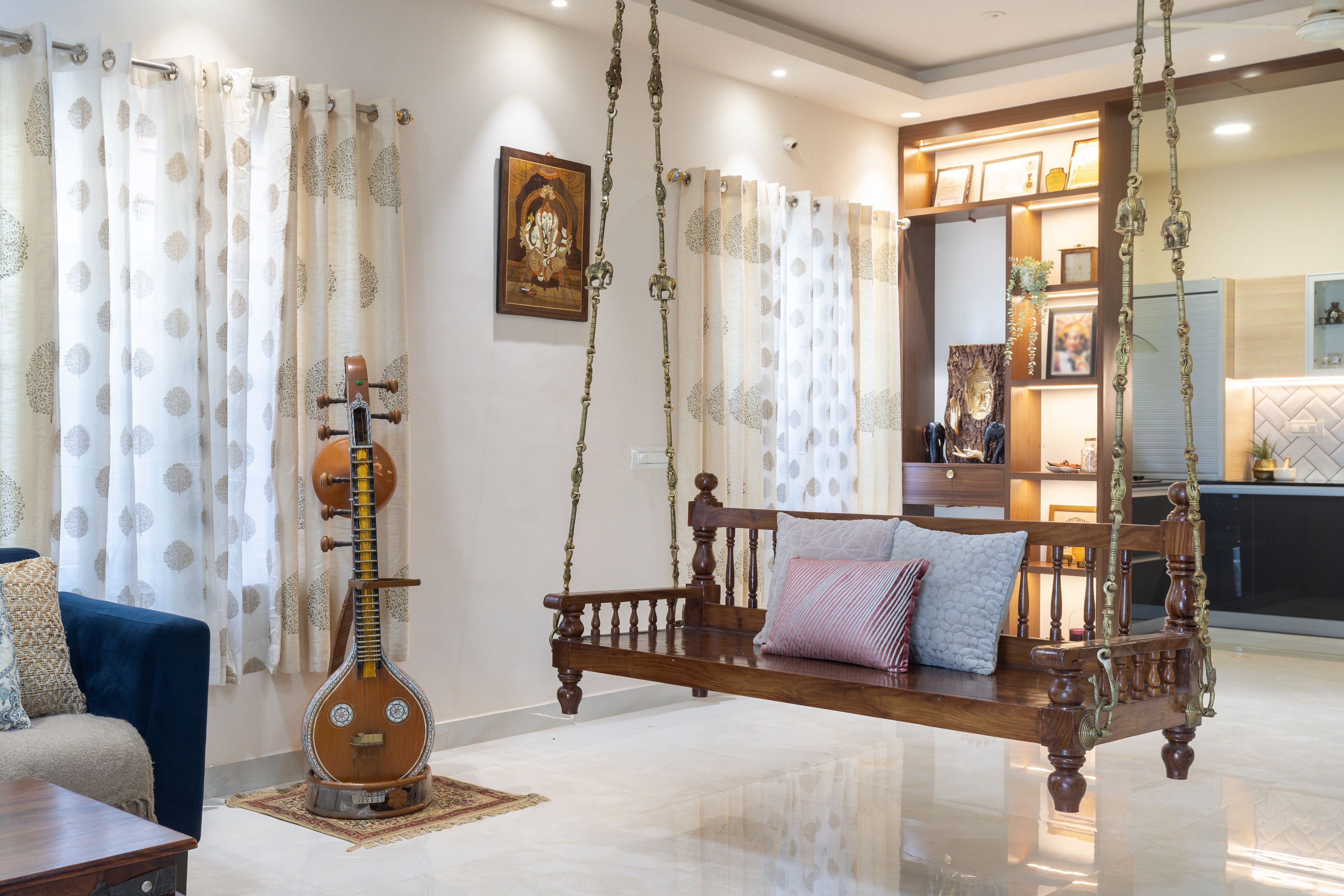 Modern Living Room - Livspace