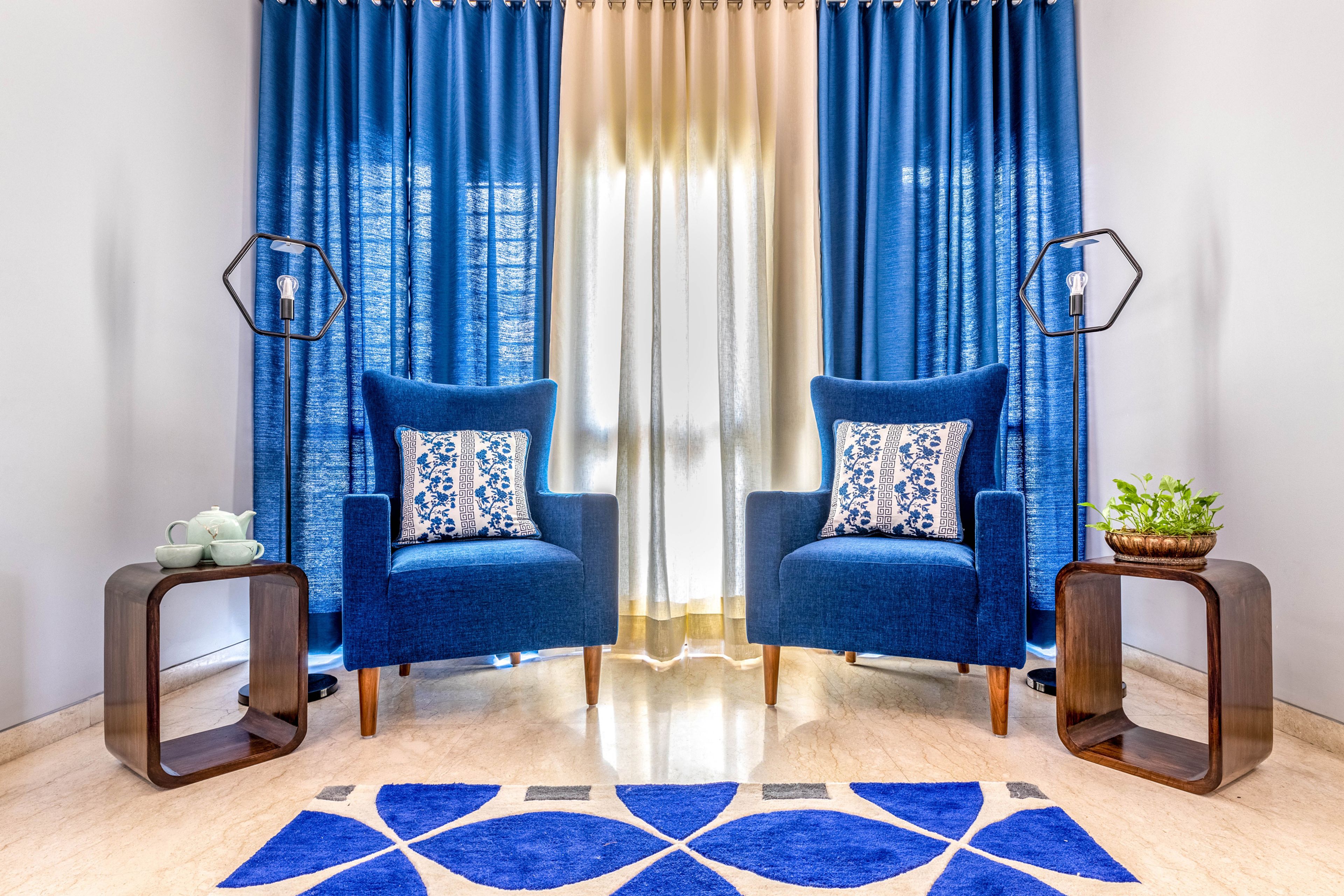 Spacious Living Room - Livspace