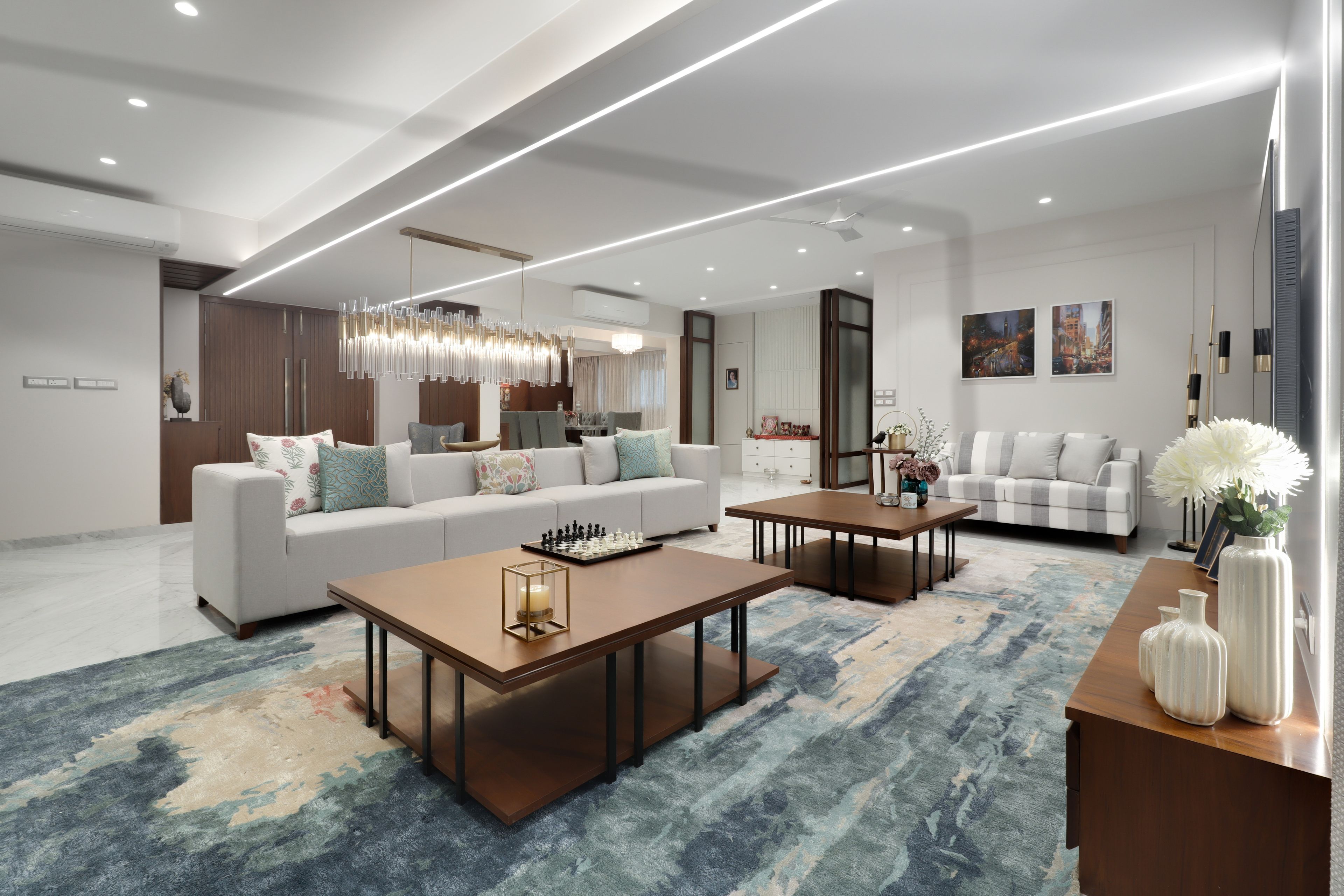 Contemporary Living Room - Livspace