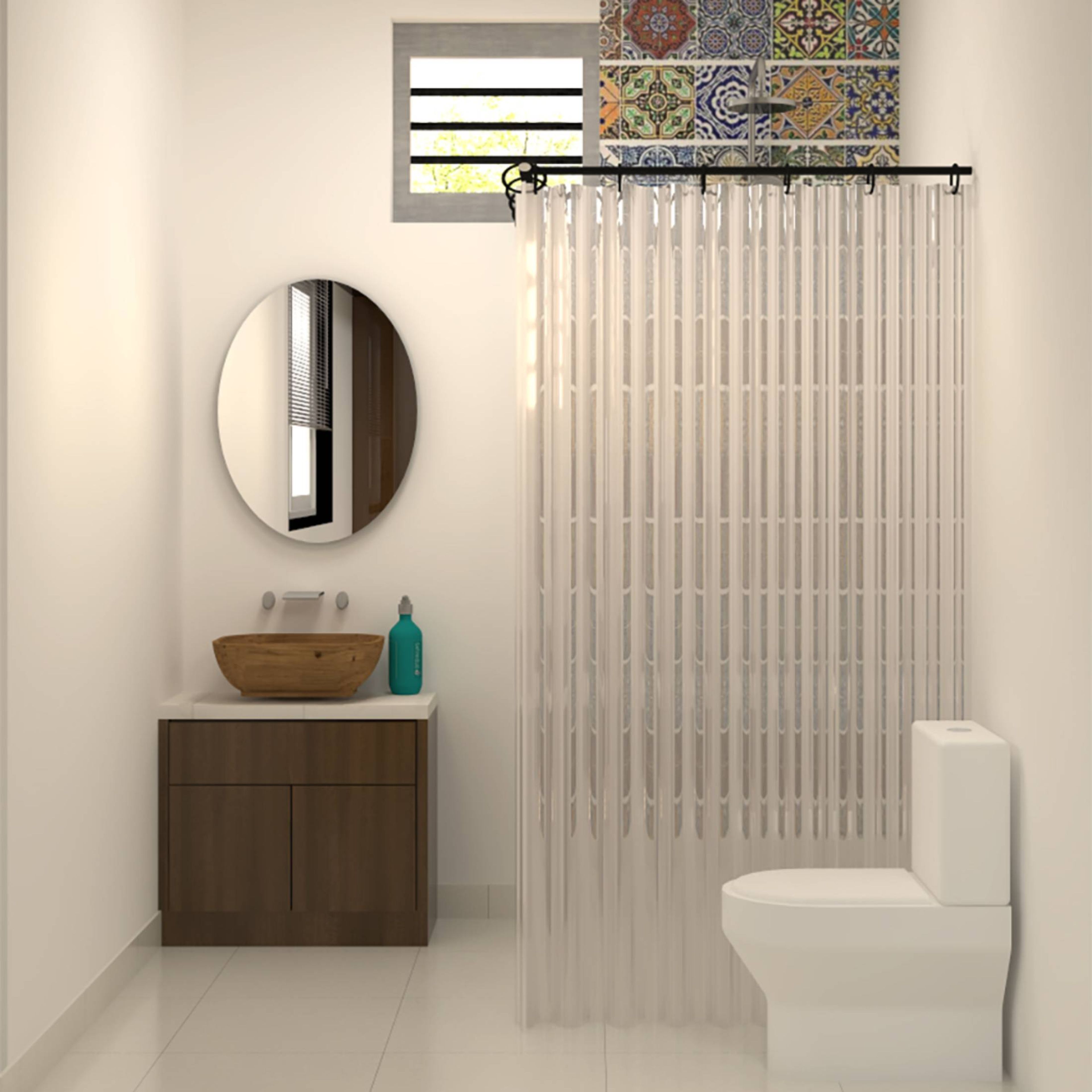 Modern and Spacious Bathroom Design - Livspace