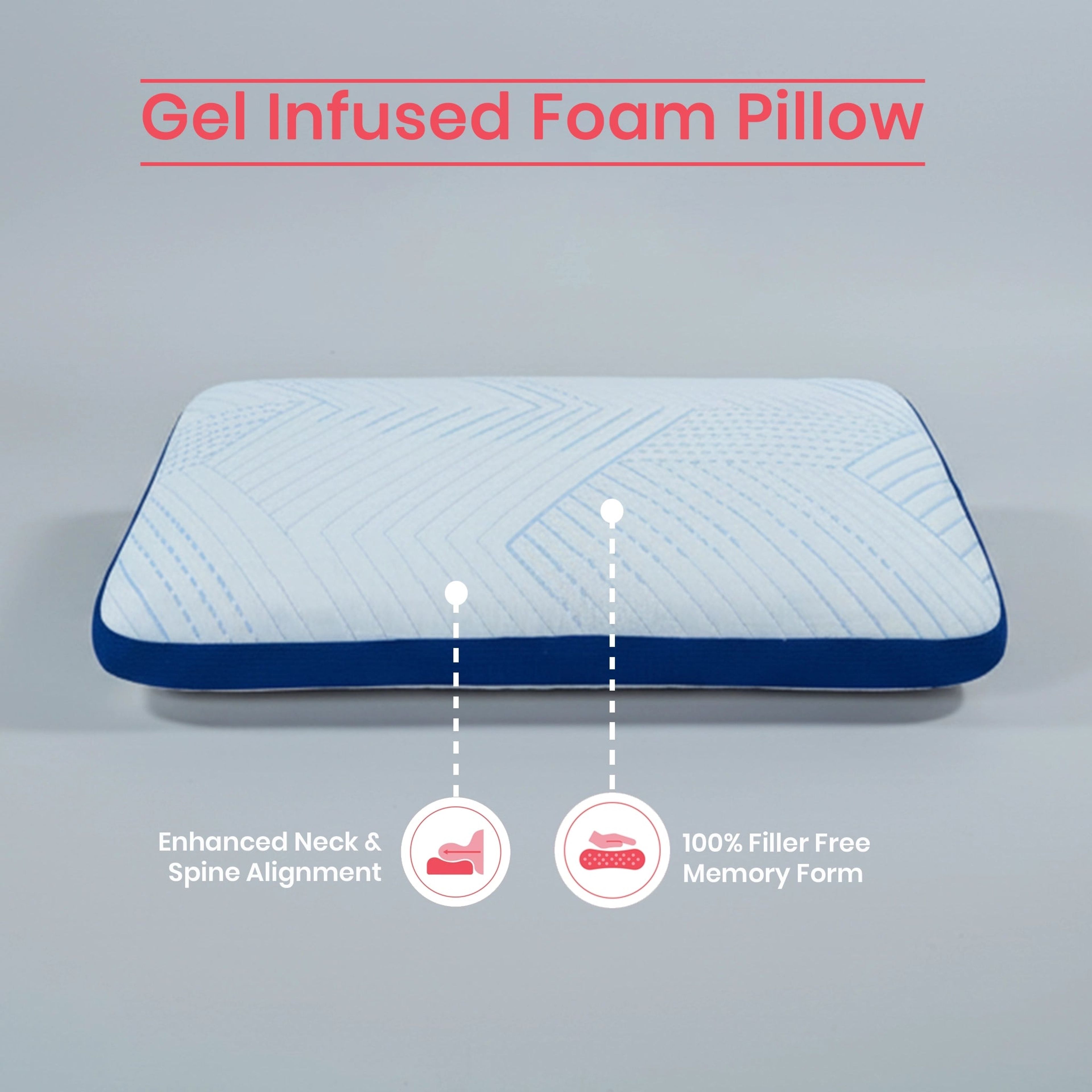 Arctic Snooze | Gel Infused Memory Foam Pillow