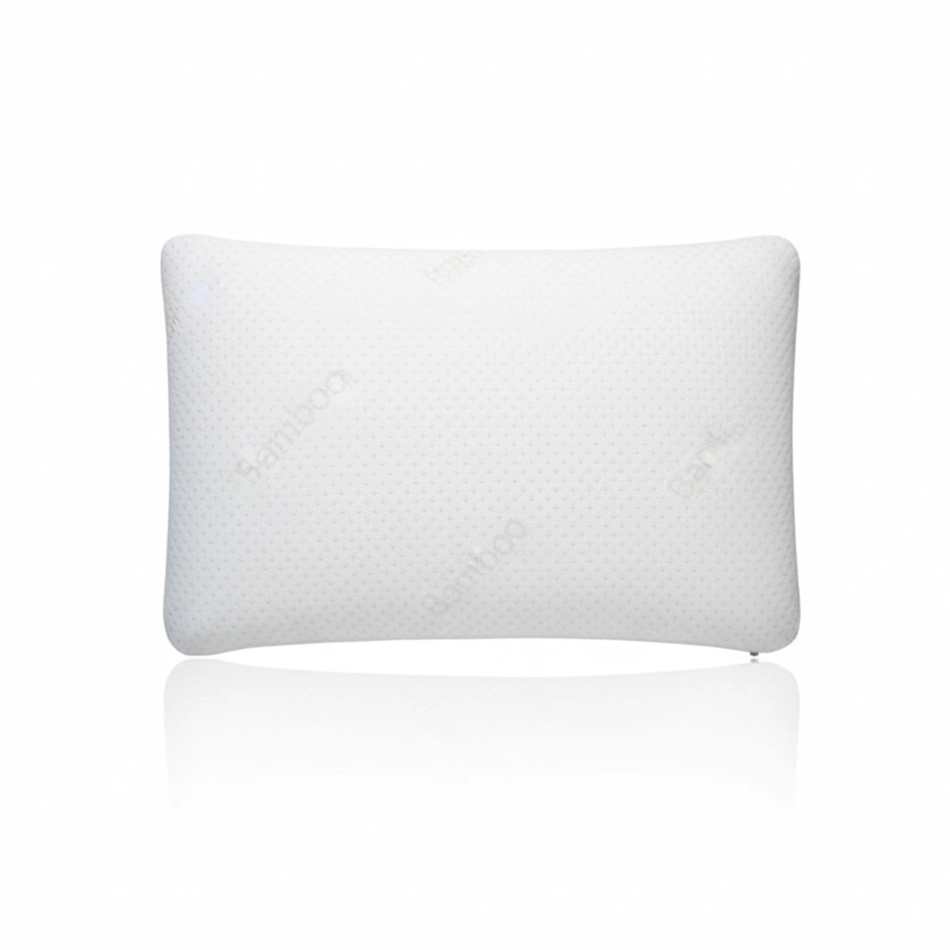 Bamboo Hush | Slim Memory Foam Pillow with Bamboo Fabric Cover