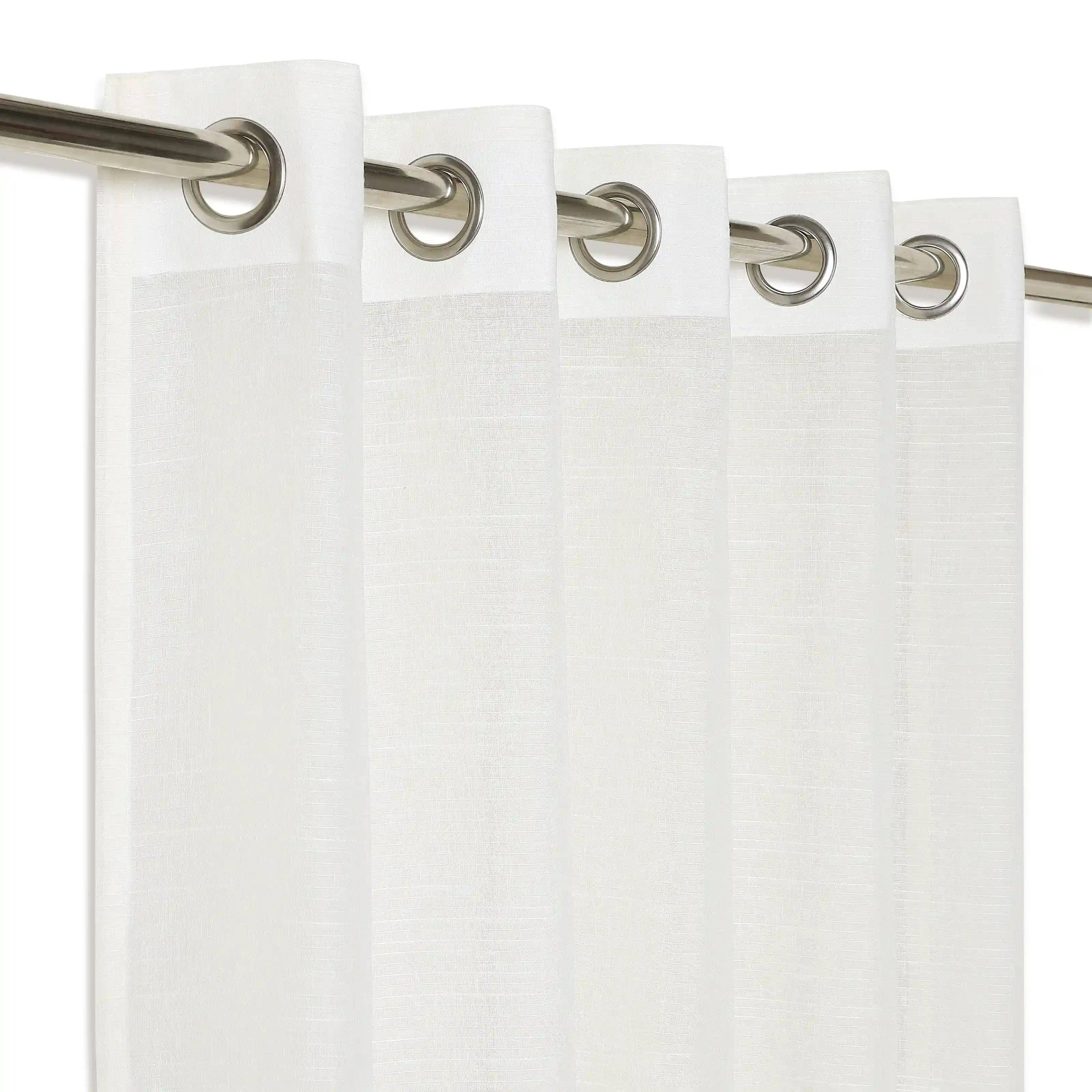 Velina Set of 2 Sheer Readymade Curtains | Tinted Hues