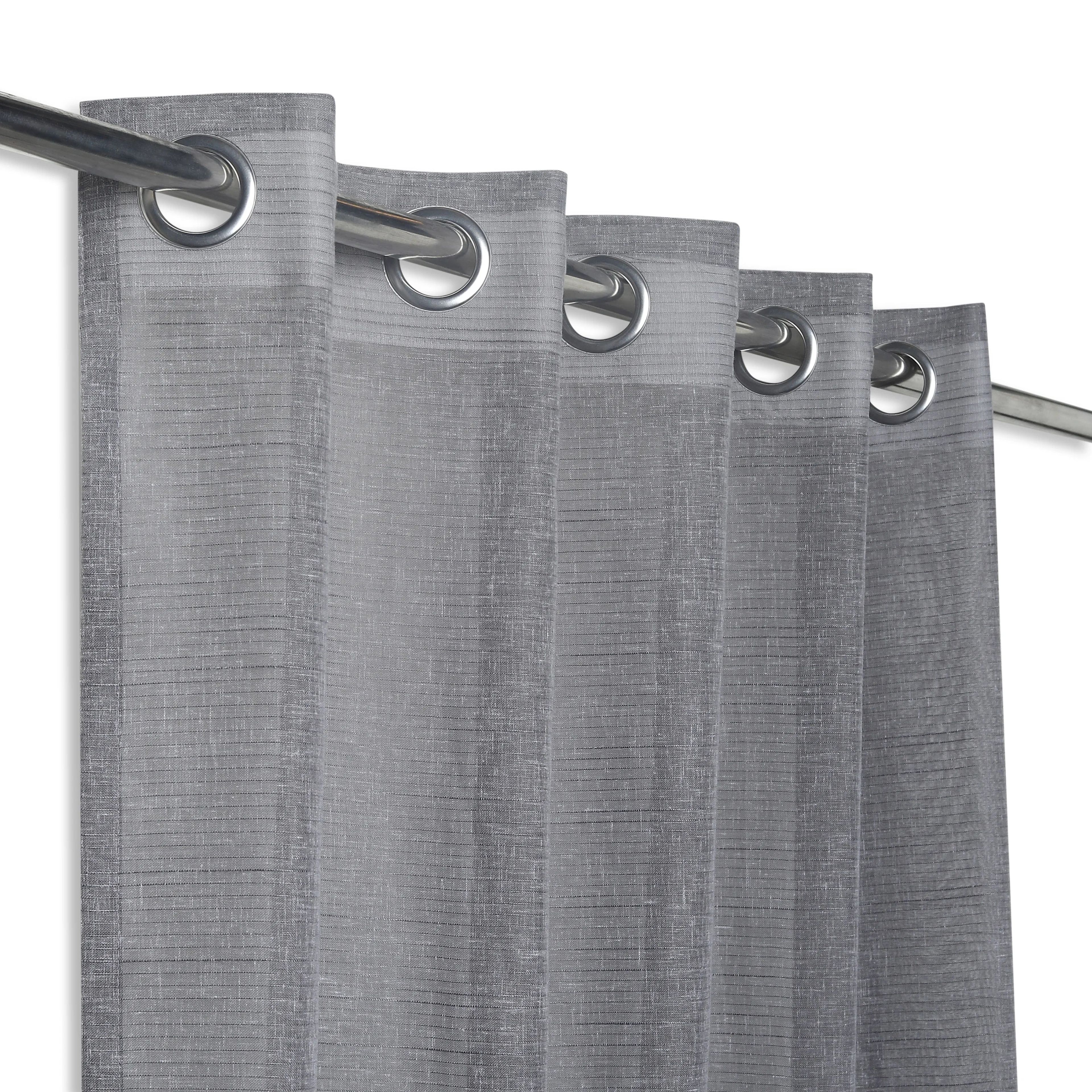 Velina Set of 2 Sheer Readymade Curtains | Tinted Hues