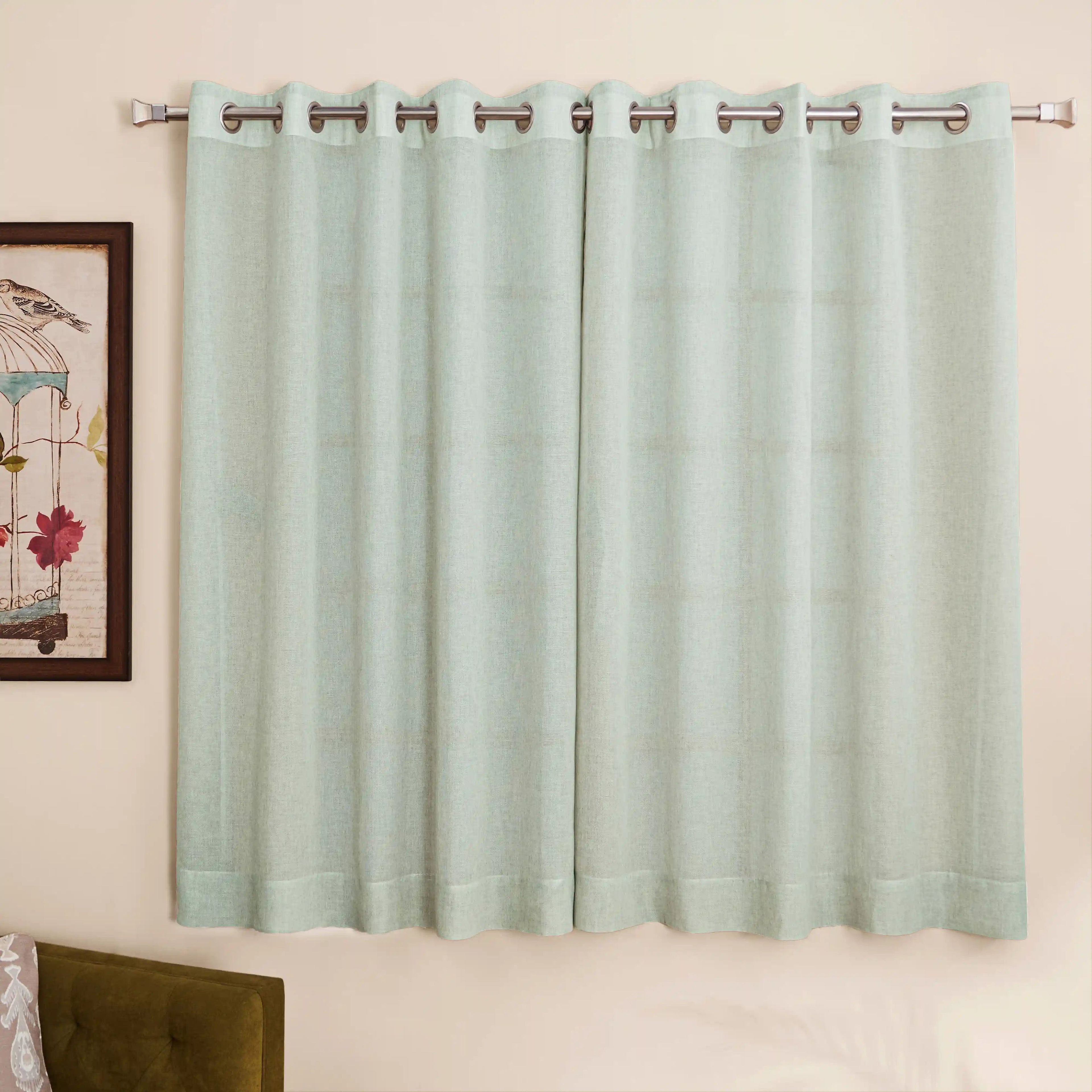 Velina Set of 2 Sheer Readymade Curtains | Sand & Shadow