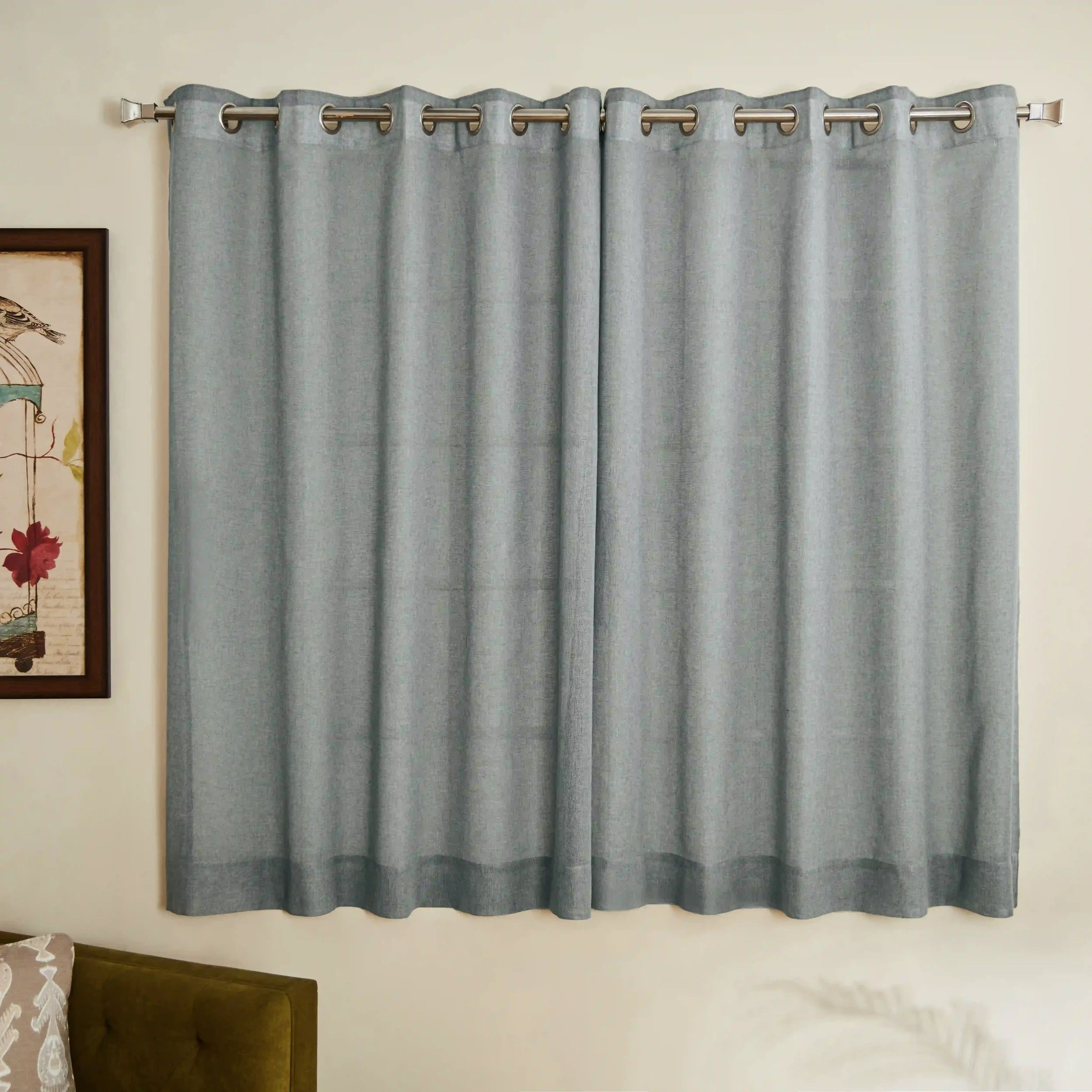 Velina Set of 2 Sheer Readymade Curtains | Sand & Shadow