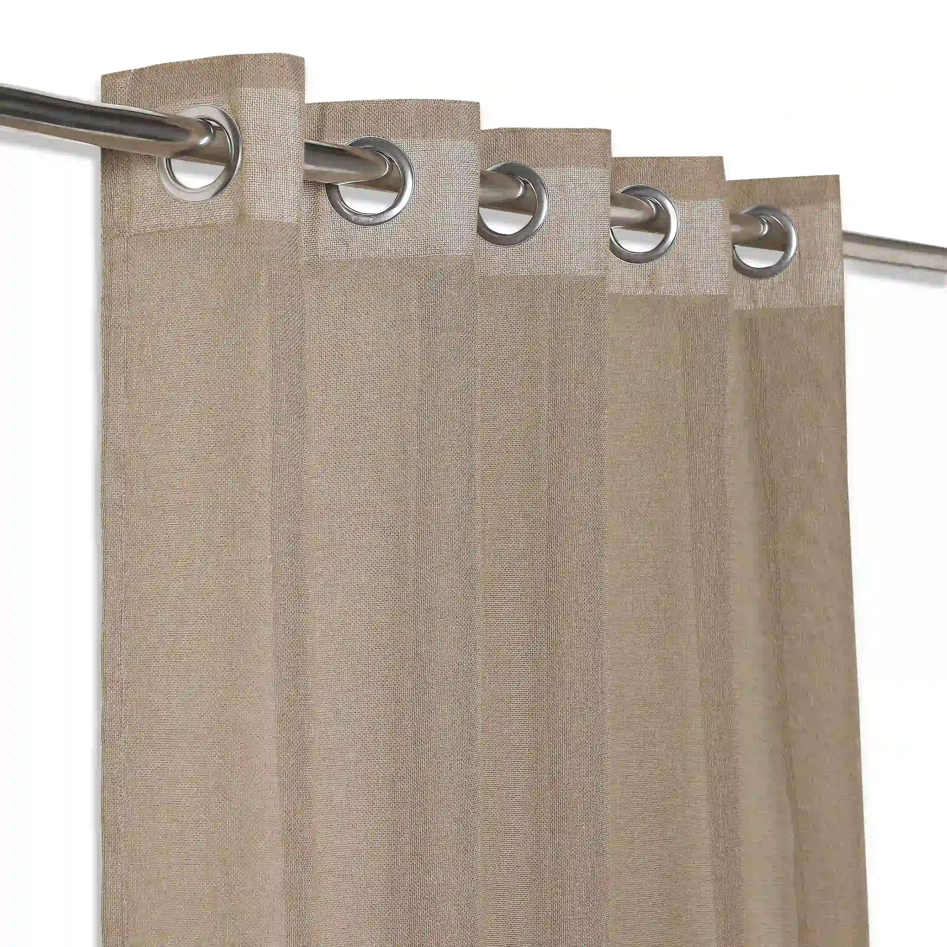 Velina Set of 2 Sheer Readymade Curtains | Sand & Shadow