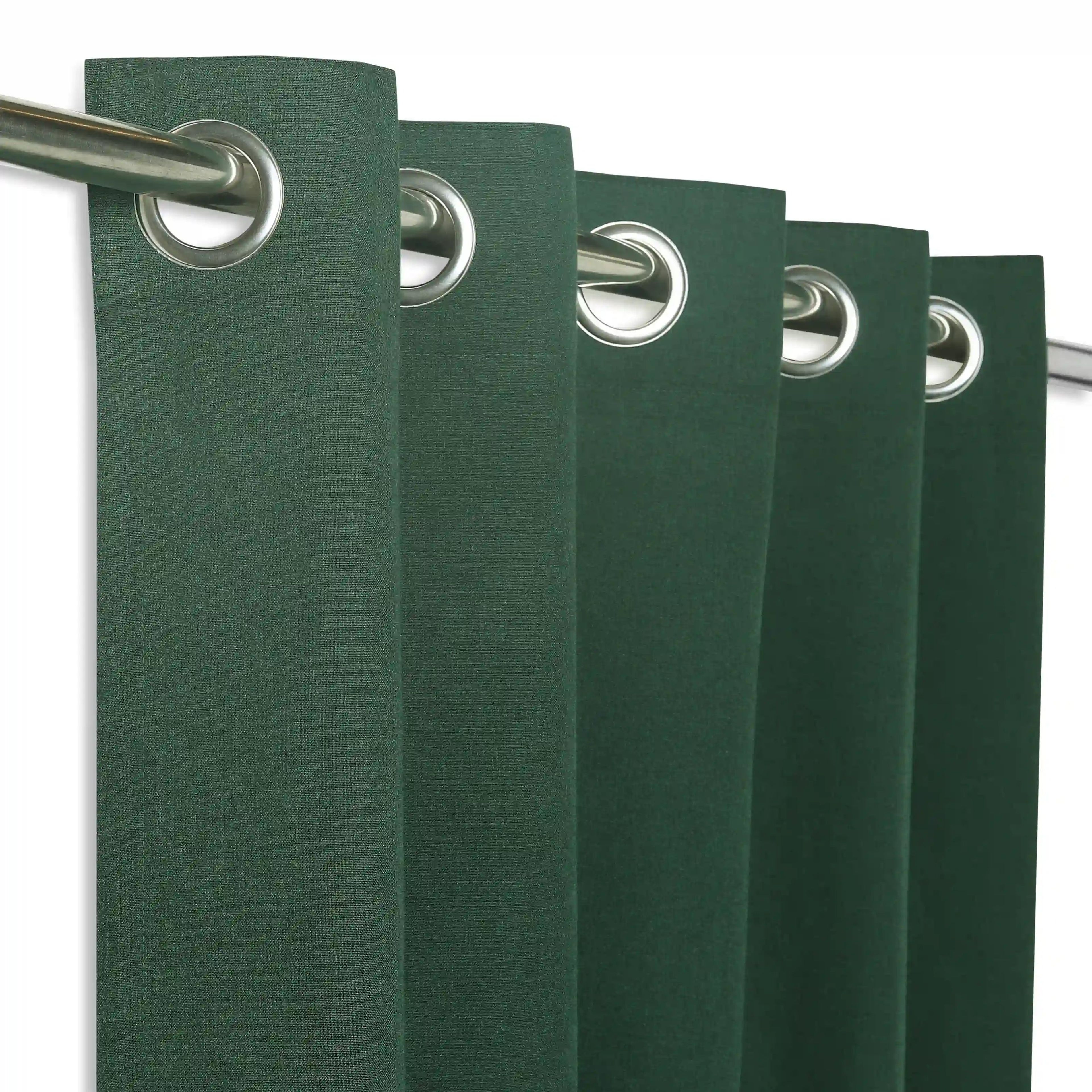 Pelushe Set of 2 100% Cotton Solid Readymade Curtains | Everyday Hues