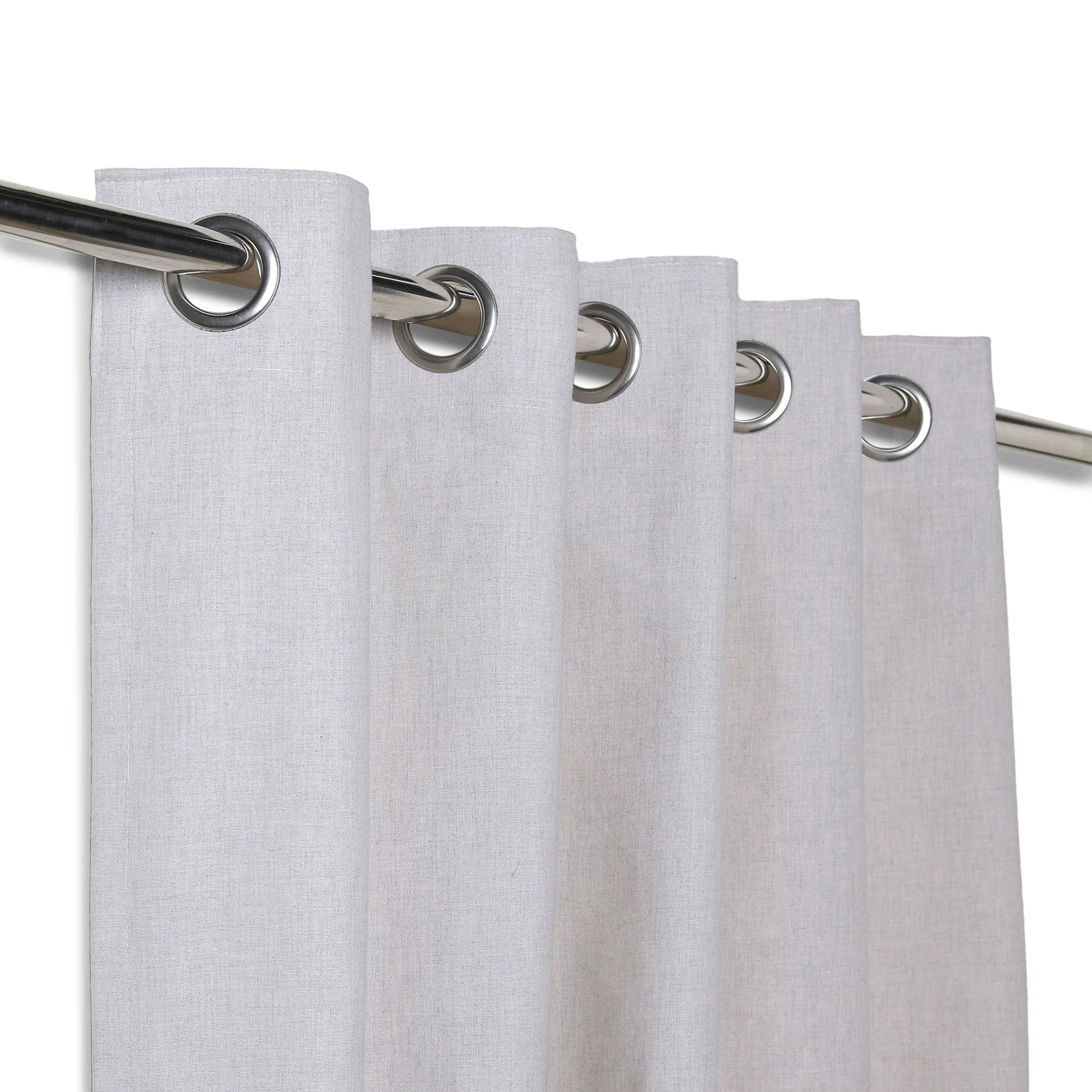 Pelushe Set of 2 100% Cotton Solid Readymade Curtains | Everyday Hues