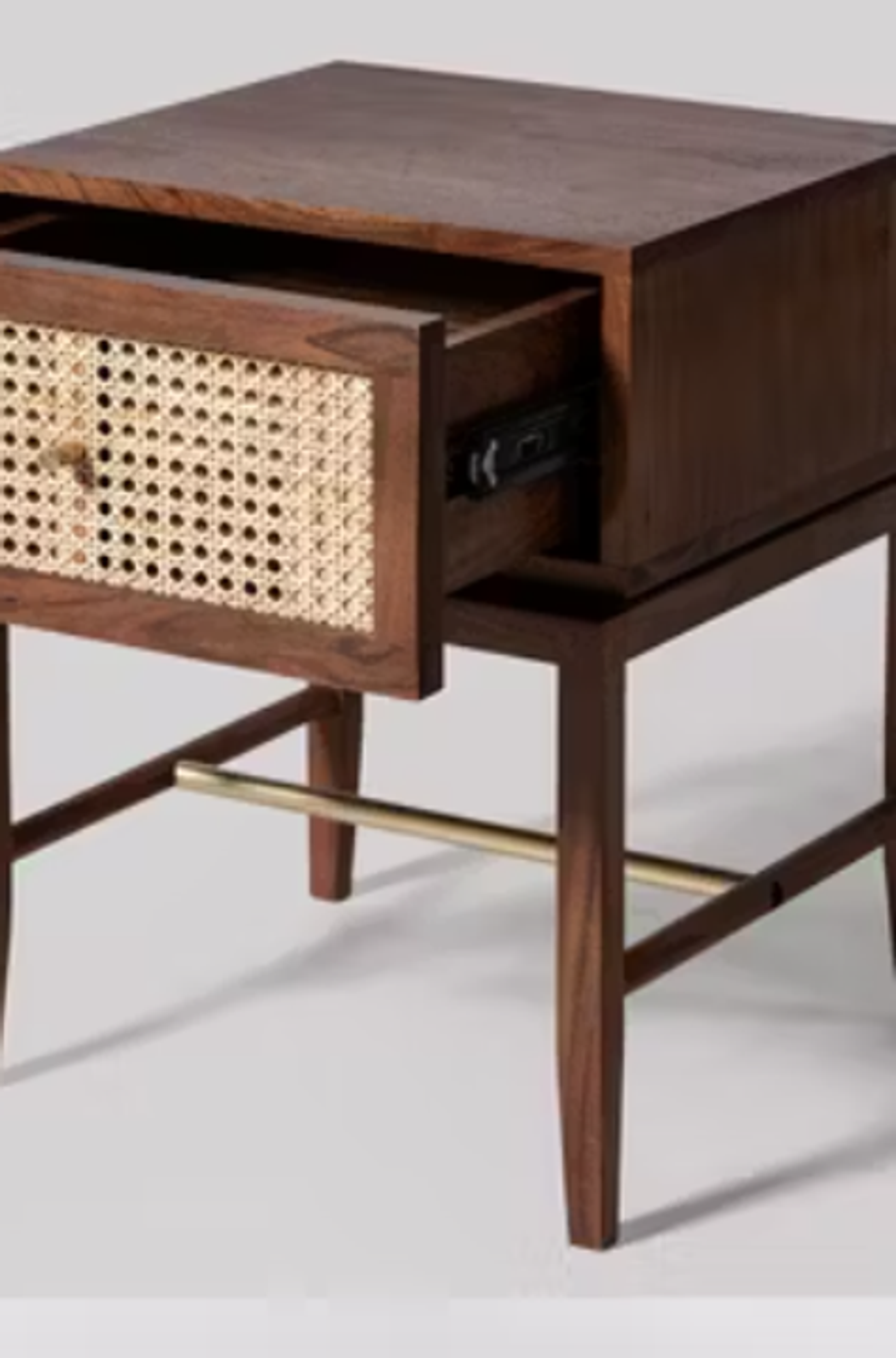 Cane Comfort Bedside Table