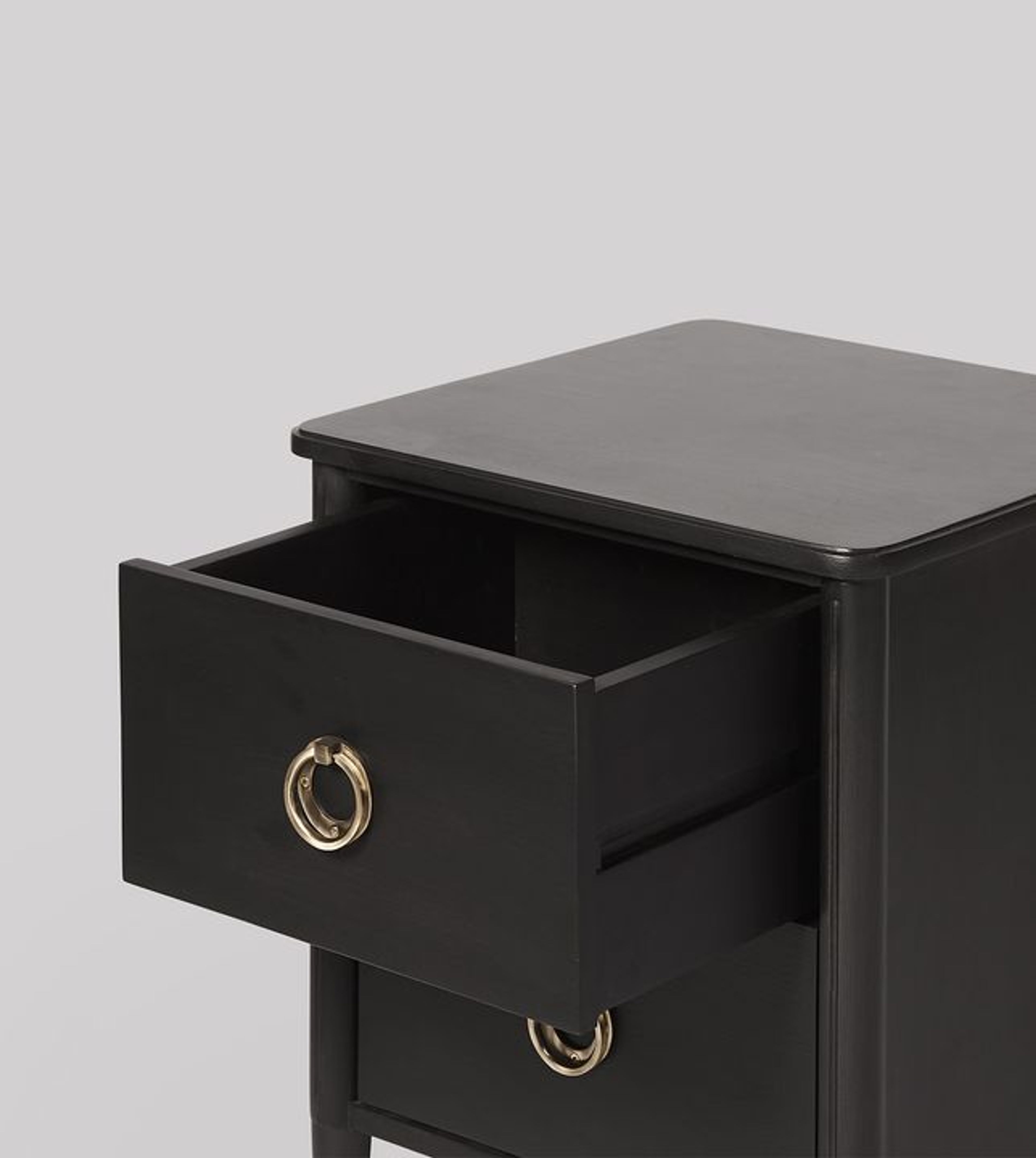 Black Cape Bedside Table