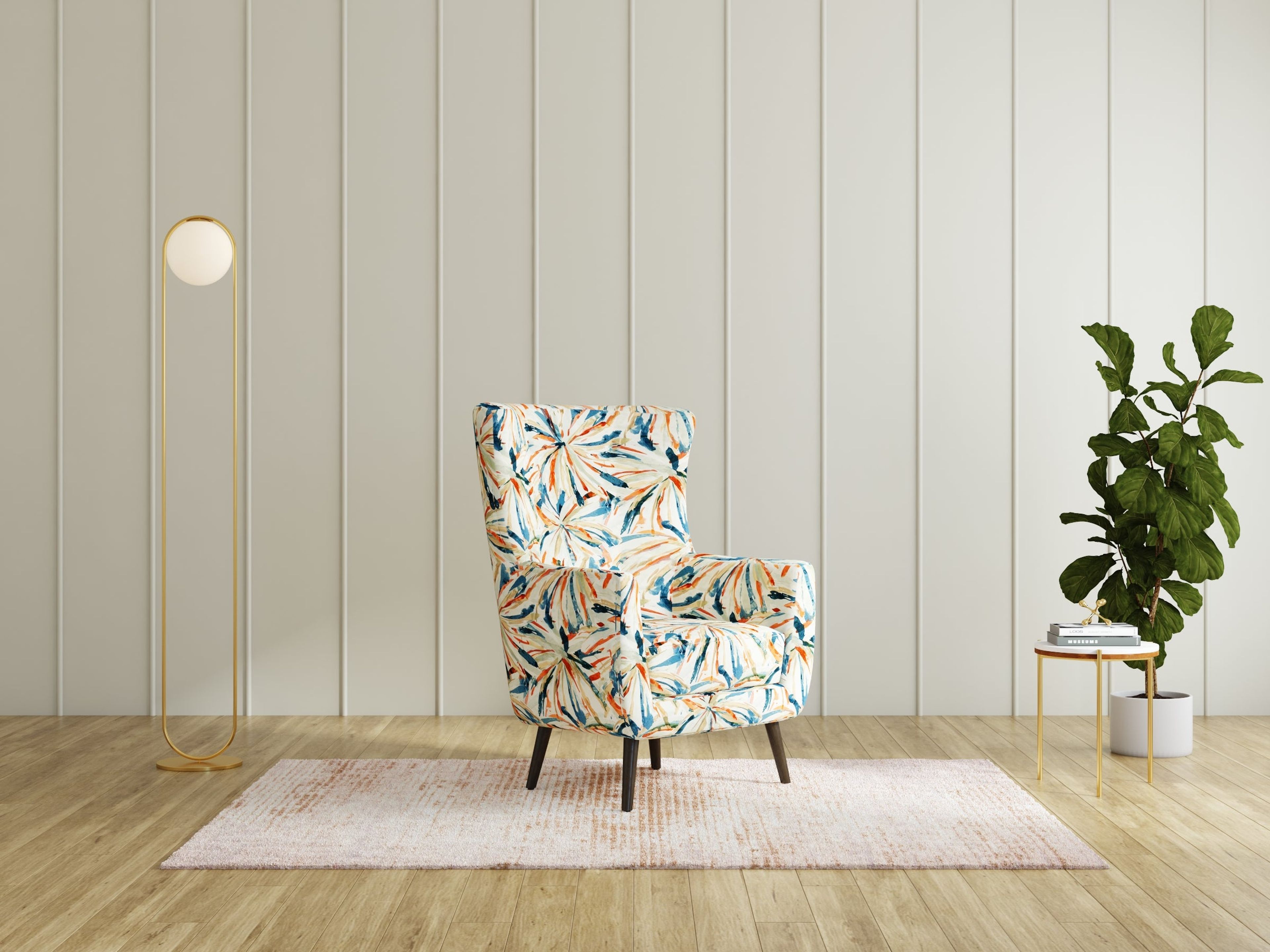 Avery Wingback Accent Chair