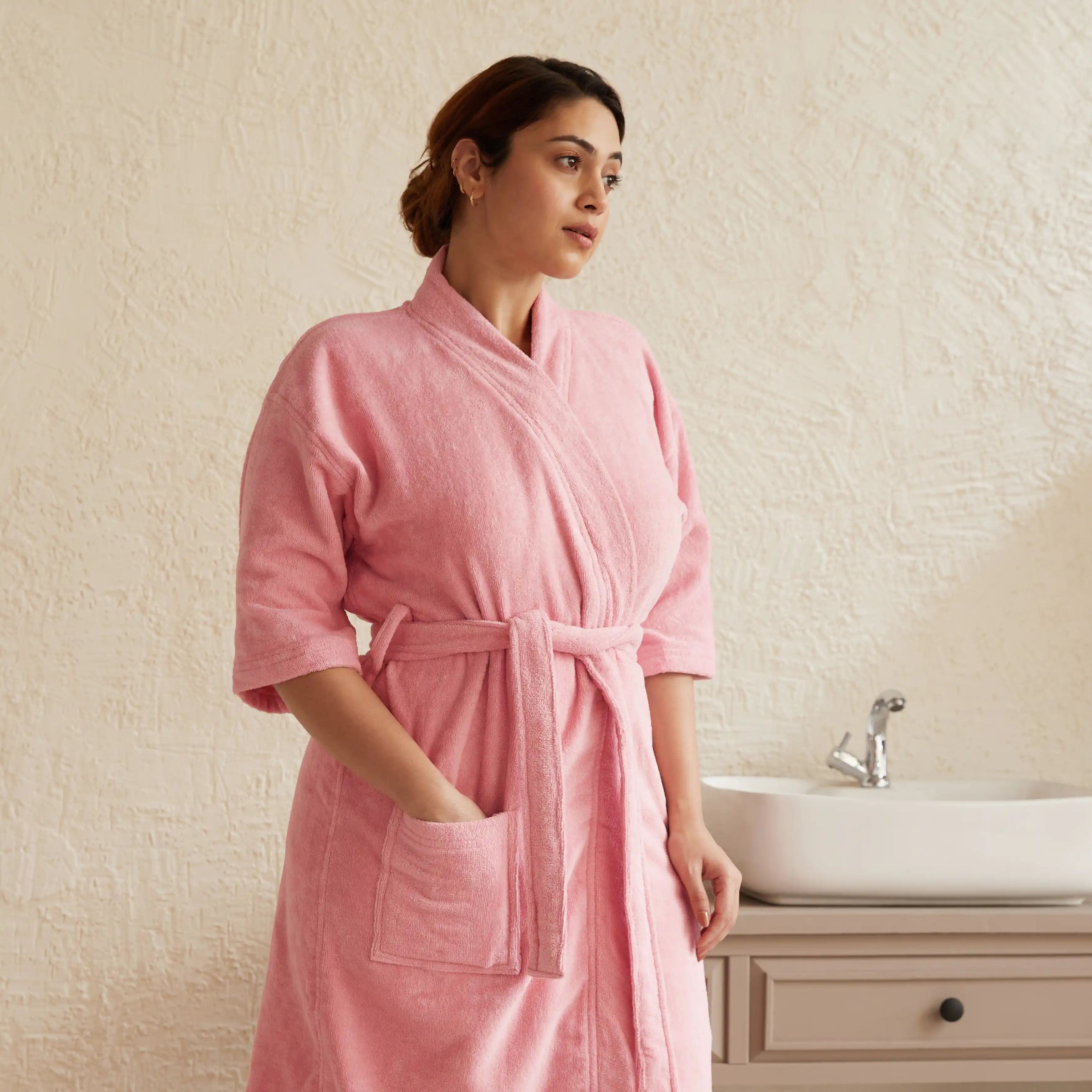 Paleto | Everyday Essentials Cozy Fit Absorbent Cotton Bathrobe