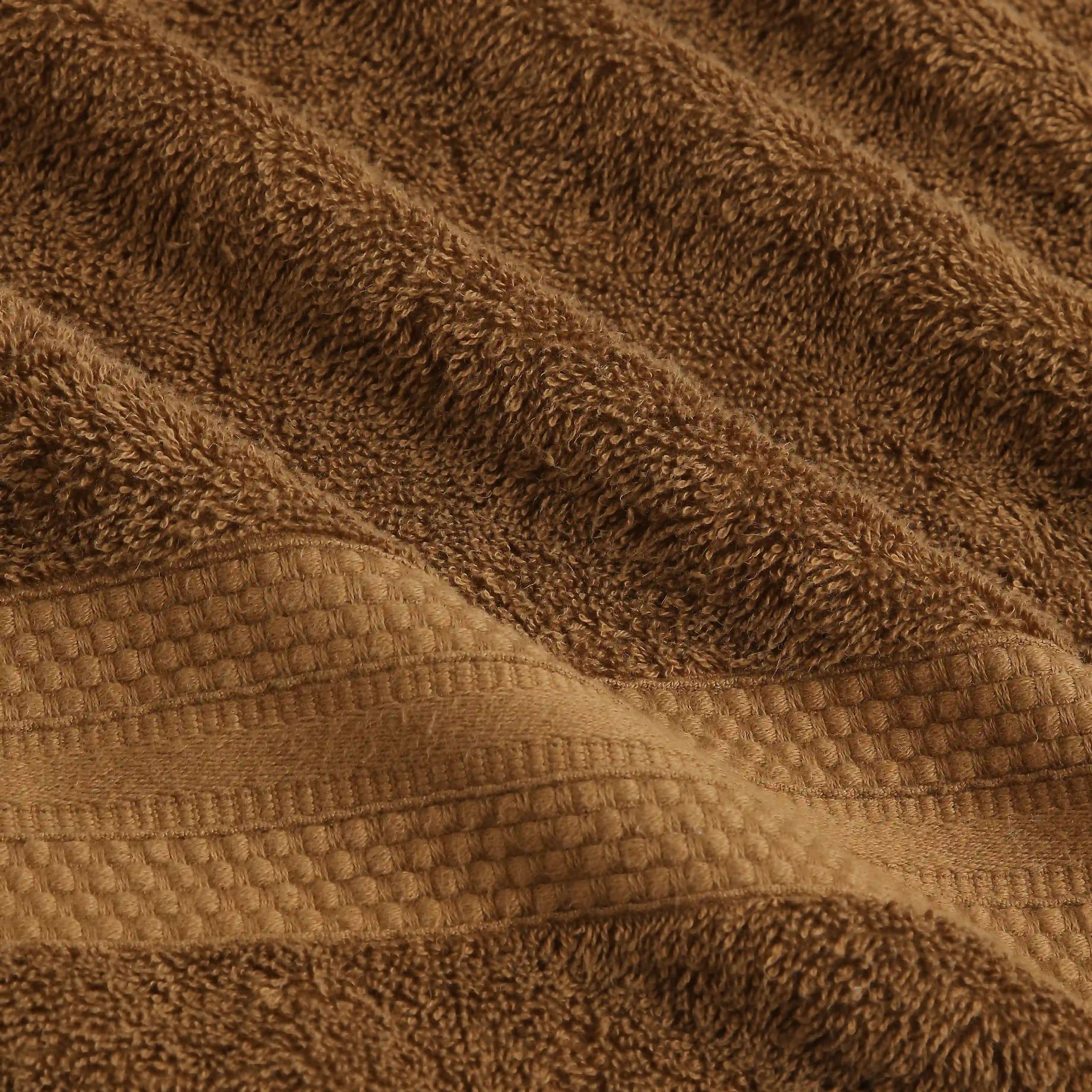 Paleto | Everyday Essentials Absorbent Ring Spun Cotton 8 Piece Terry Towel Set | Set of Bath, Hand & Face Towels