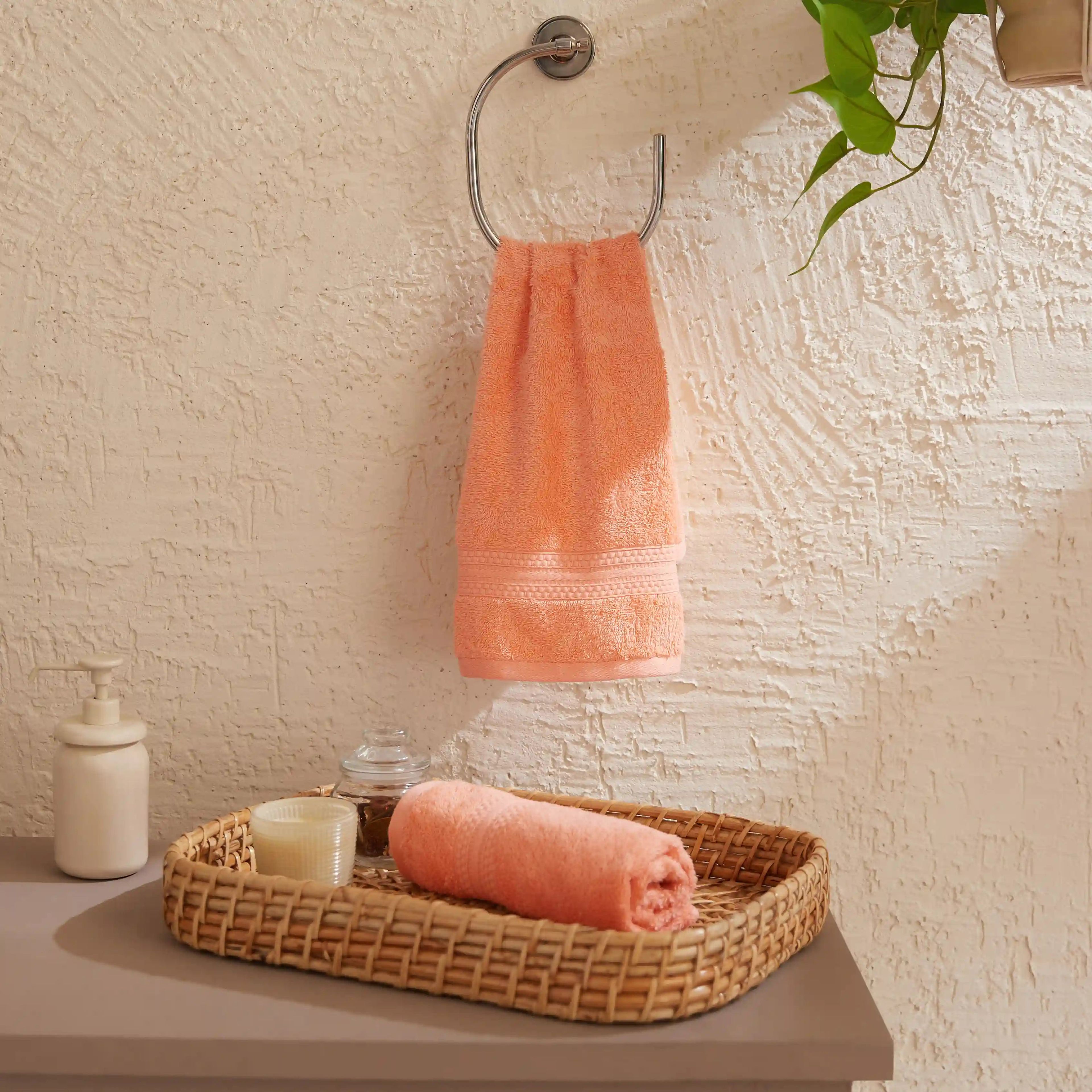 Paleto | Everyday Essentials Absorbent Ring Spun Cotton Terry Hand Towels | Set of 2