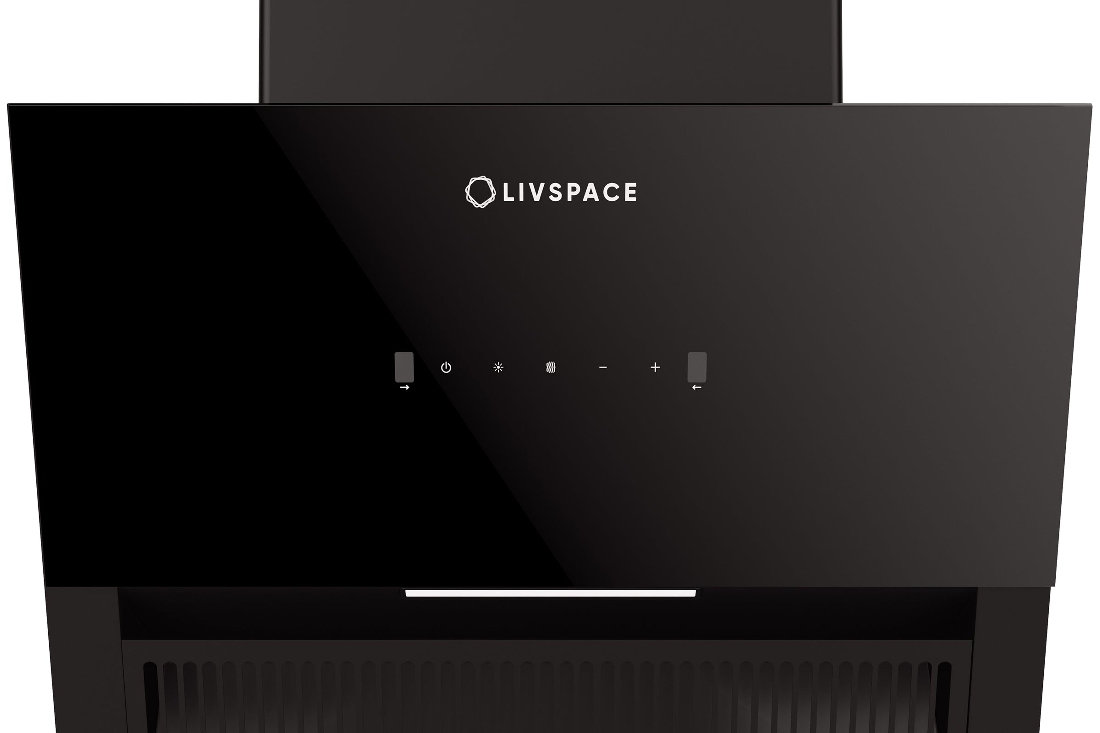 Optima by Livspace AutoClean Inclined Shape chimney 600mm size 1200m3/h suction power (Ducted) | Optima CH I 60