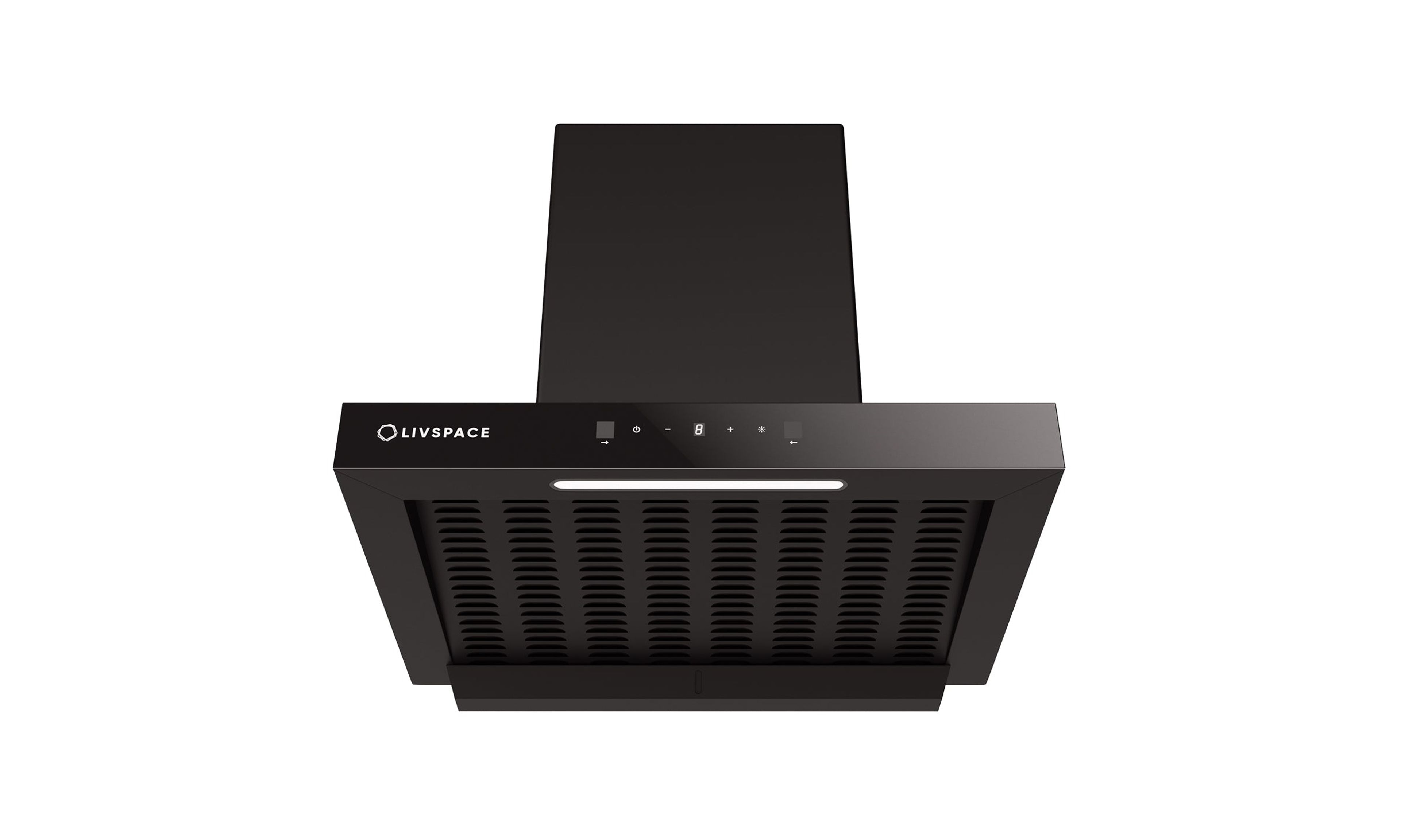 Optima by Livspace AutoClean T Shape chimney 600mm size 1200m3/h suction power (Ducted) | Optima CH T 60