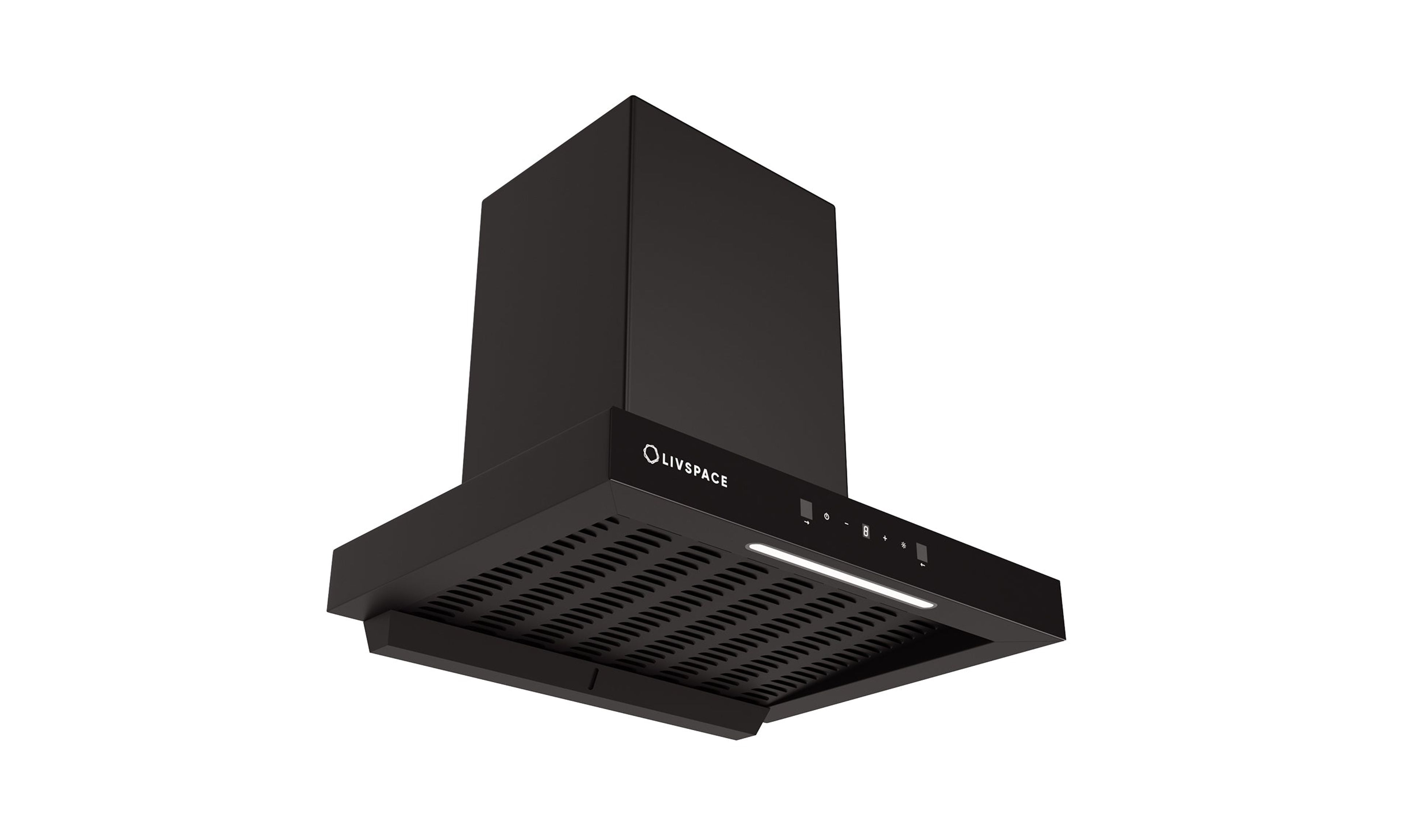 Optima by Livspace AutoClean T Shape chimney 600mm size 1200m3/h suction power (Ducted) | Optima CH T 60