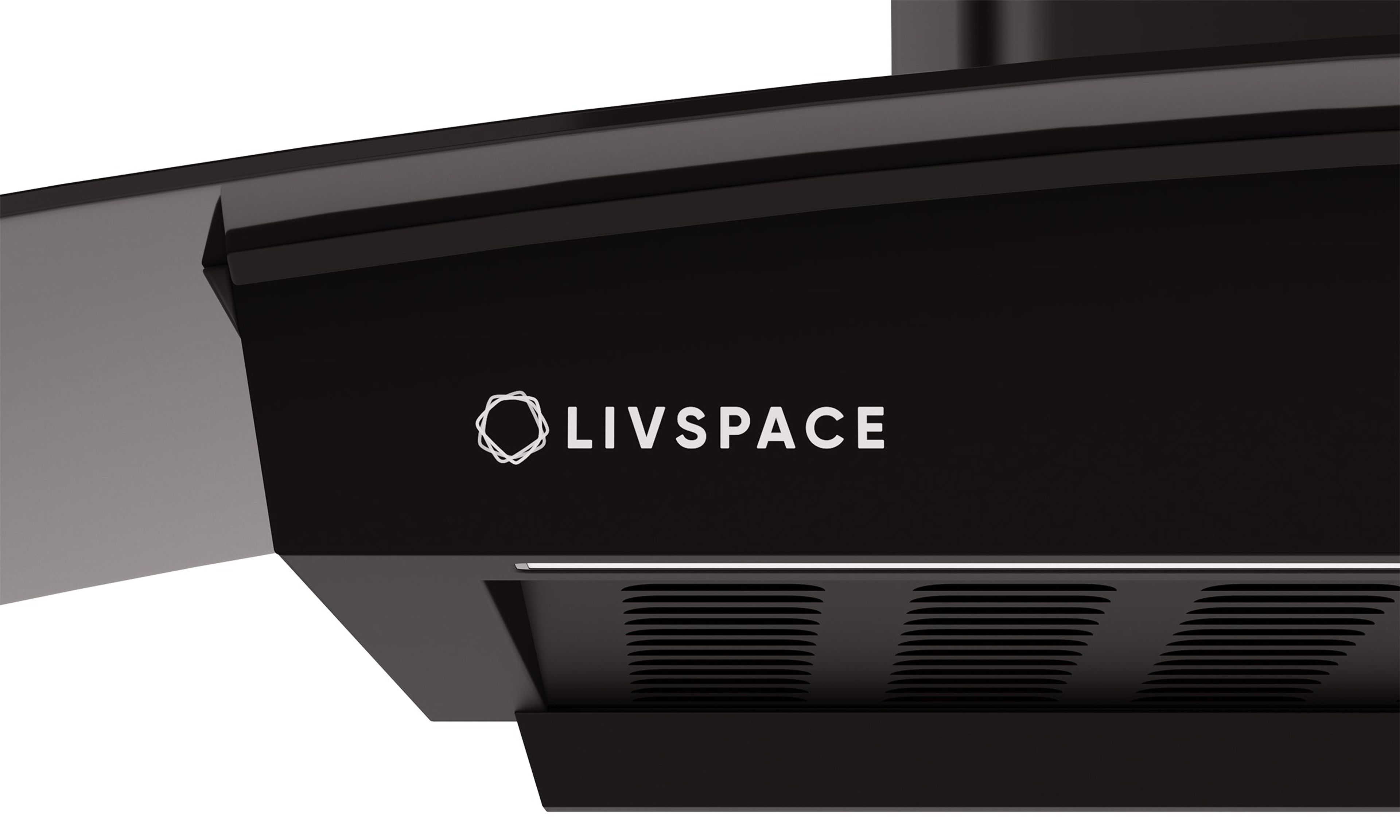 Optima by Livspace AutoClean Curve Shape chimney 900mm size 1200m3/h suction power (Ducted) | Optima CH C 90