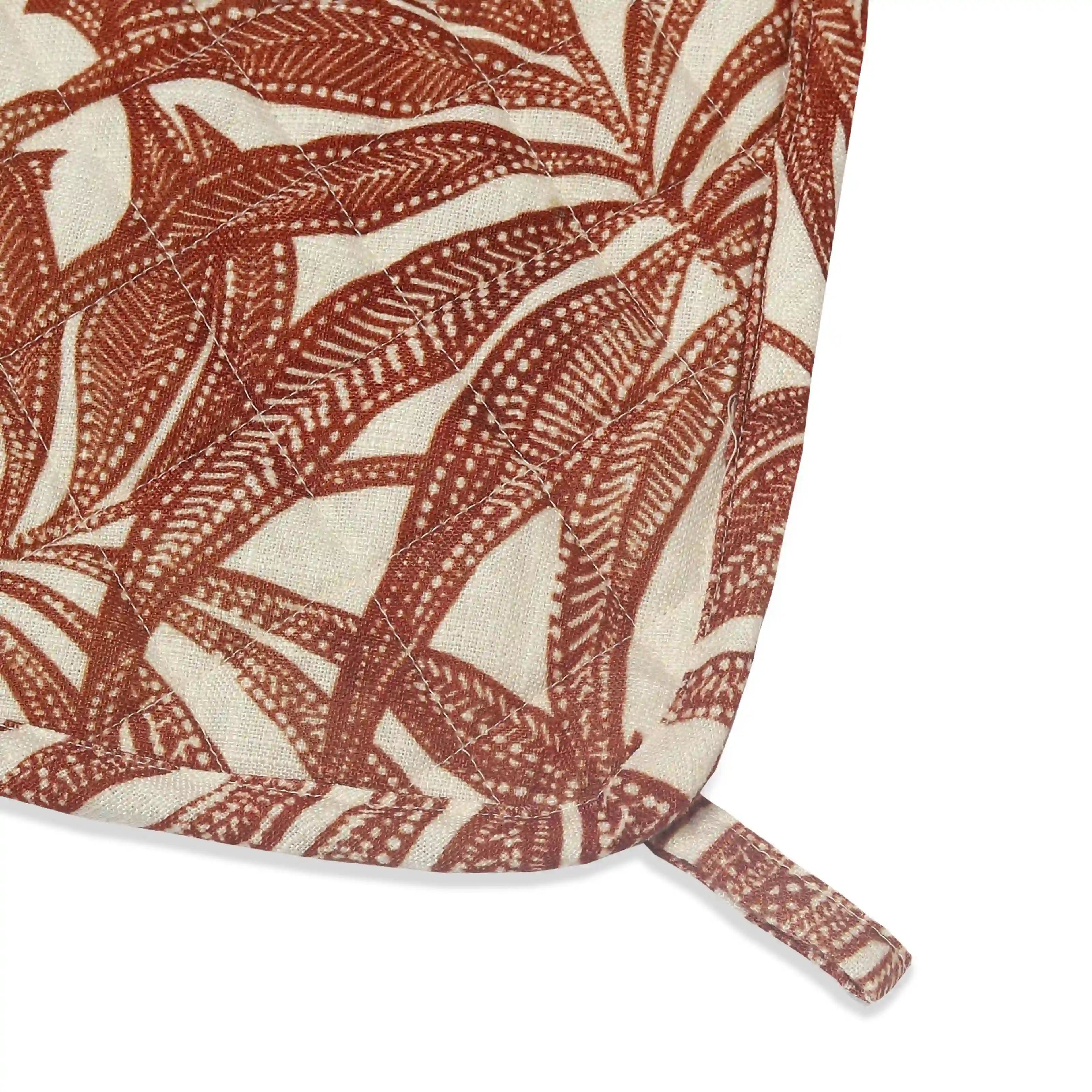 Nonna's Home | Tuscan Inspired Easy to Maintain Quilted Pot Holders | Designed for Protection | Set of 2