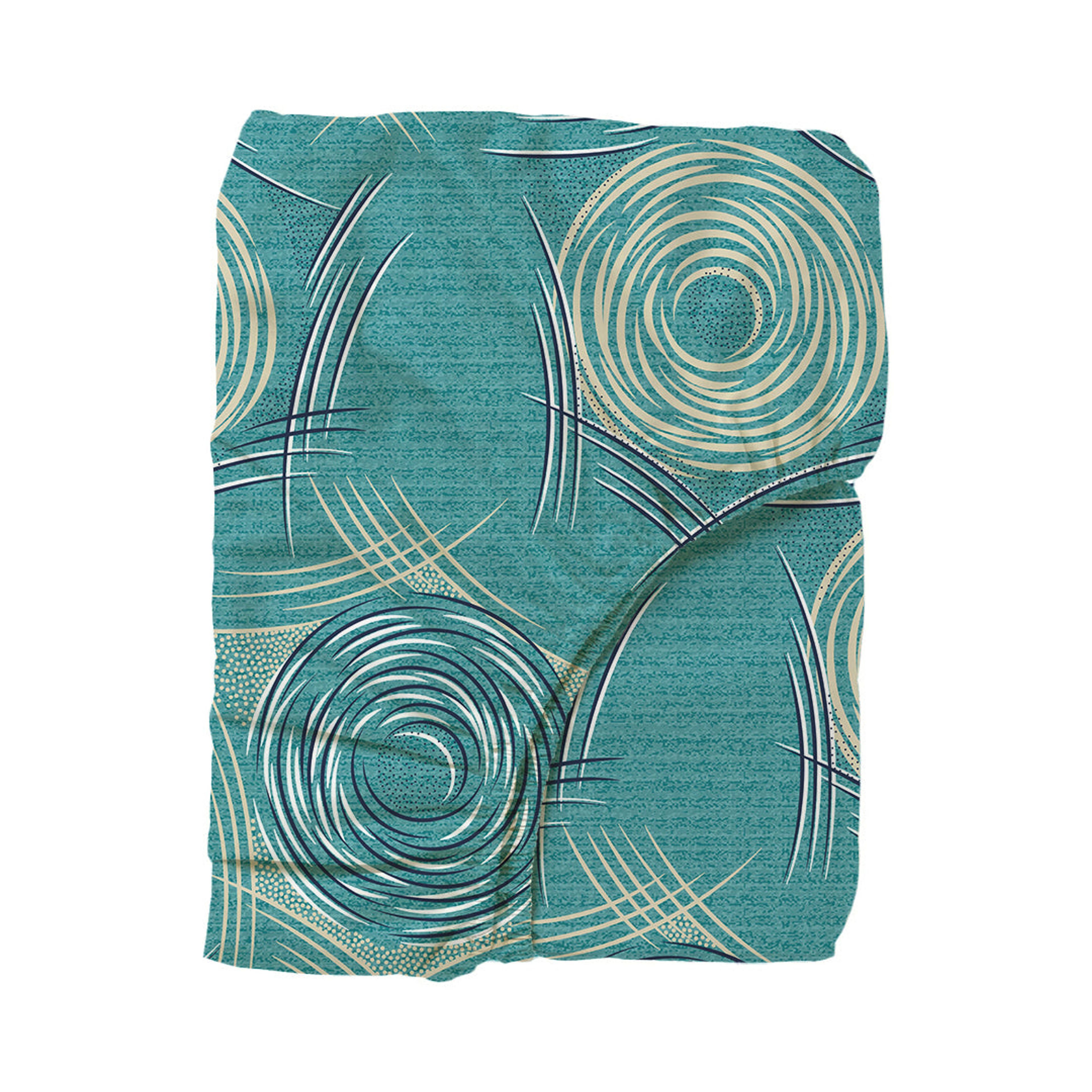 Serene Nest Printed Fitted Sheet Set