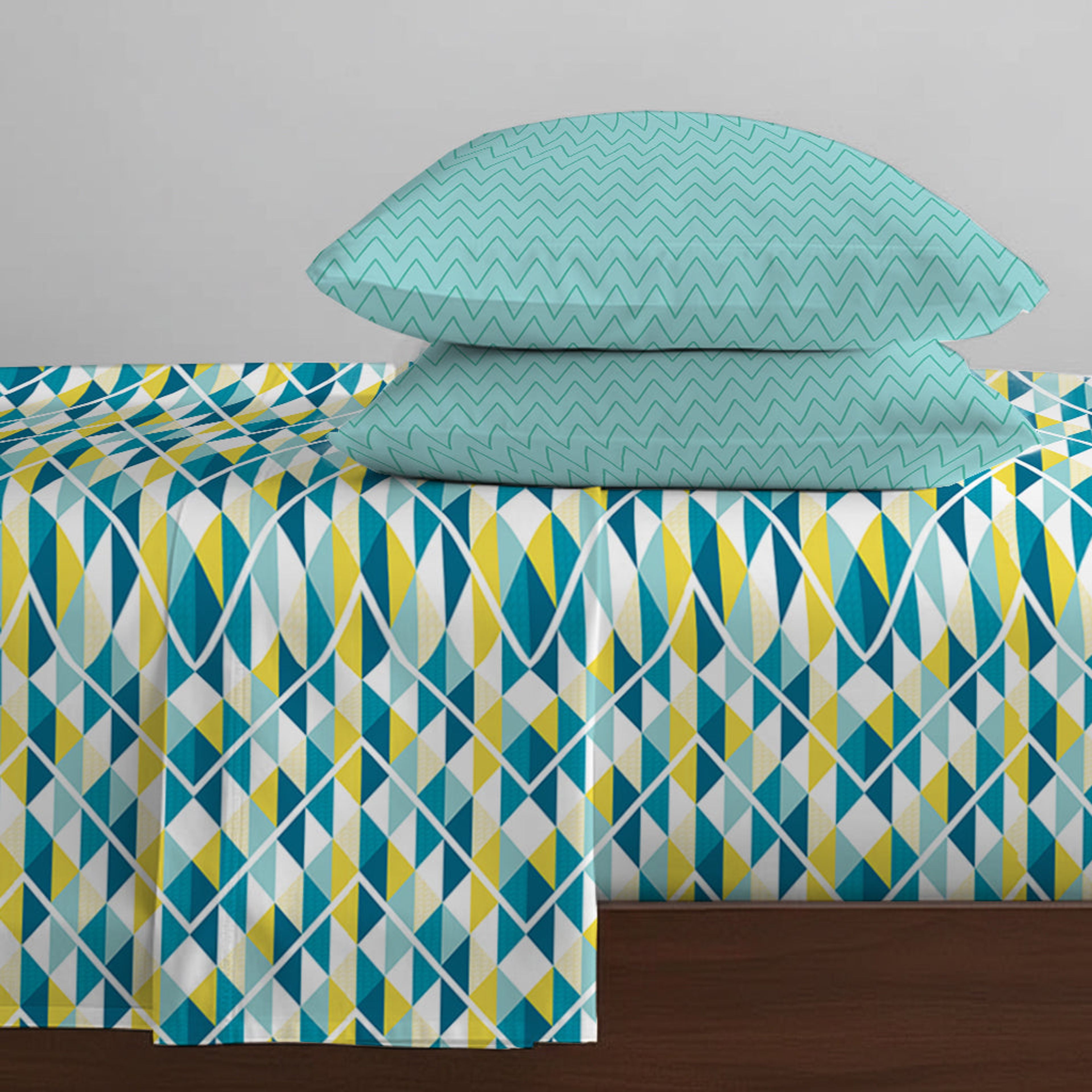 Pure Nest Printed Bedsheet Set