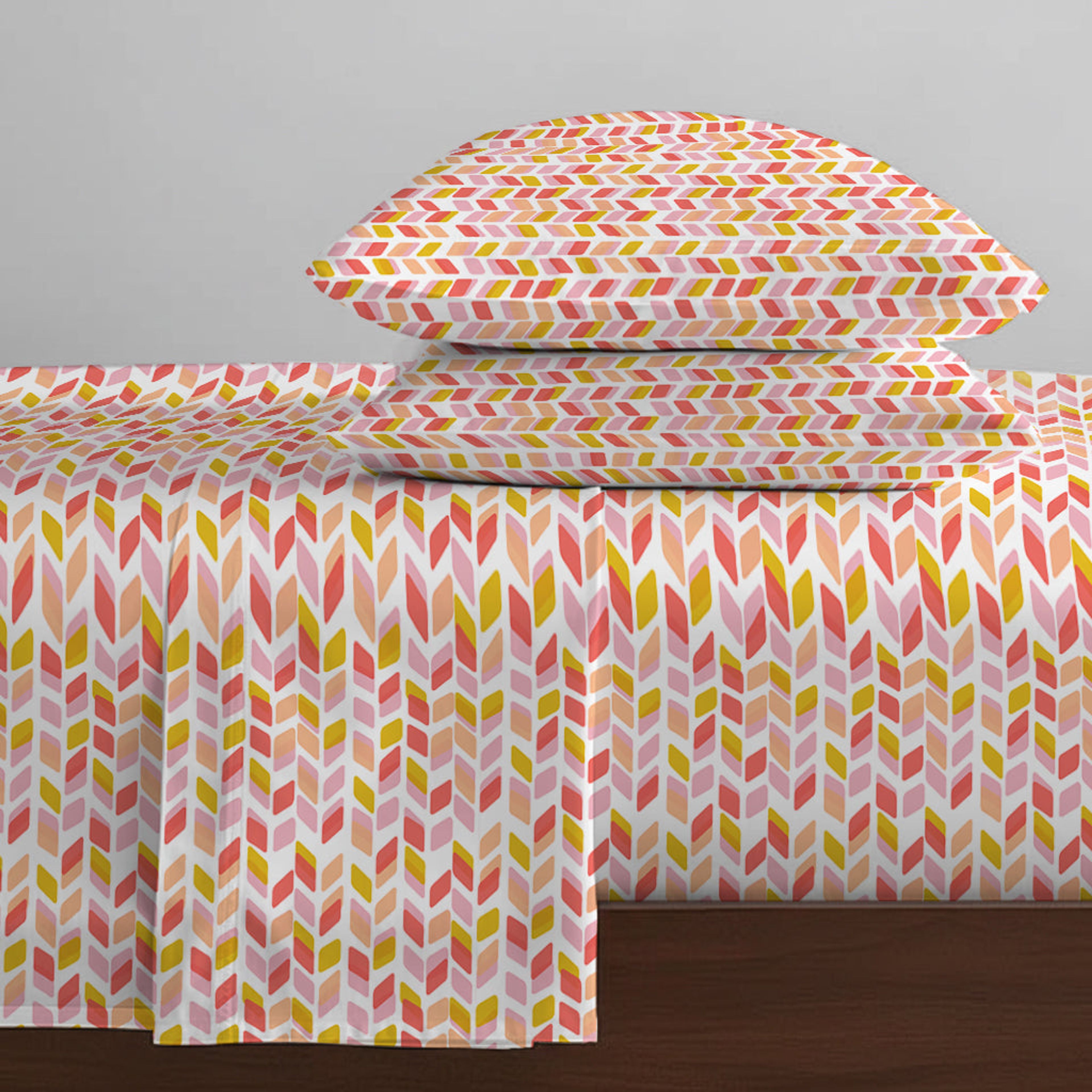 Pure Nest Printed Bedsheet Set