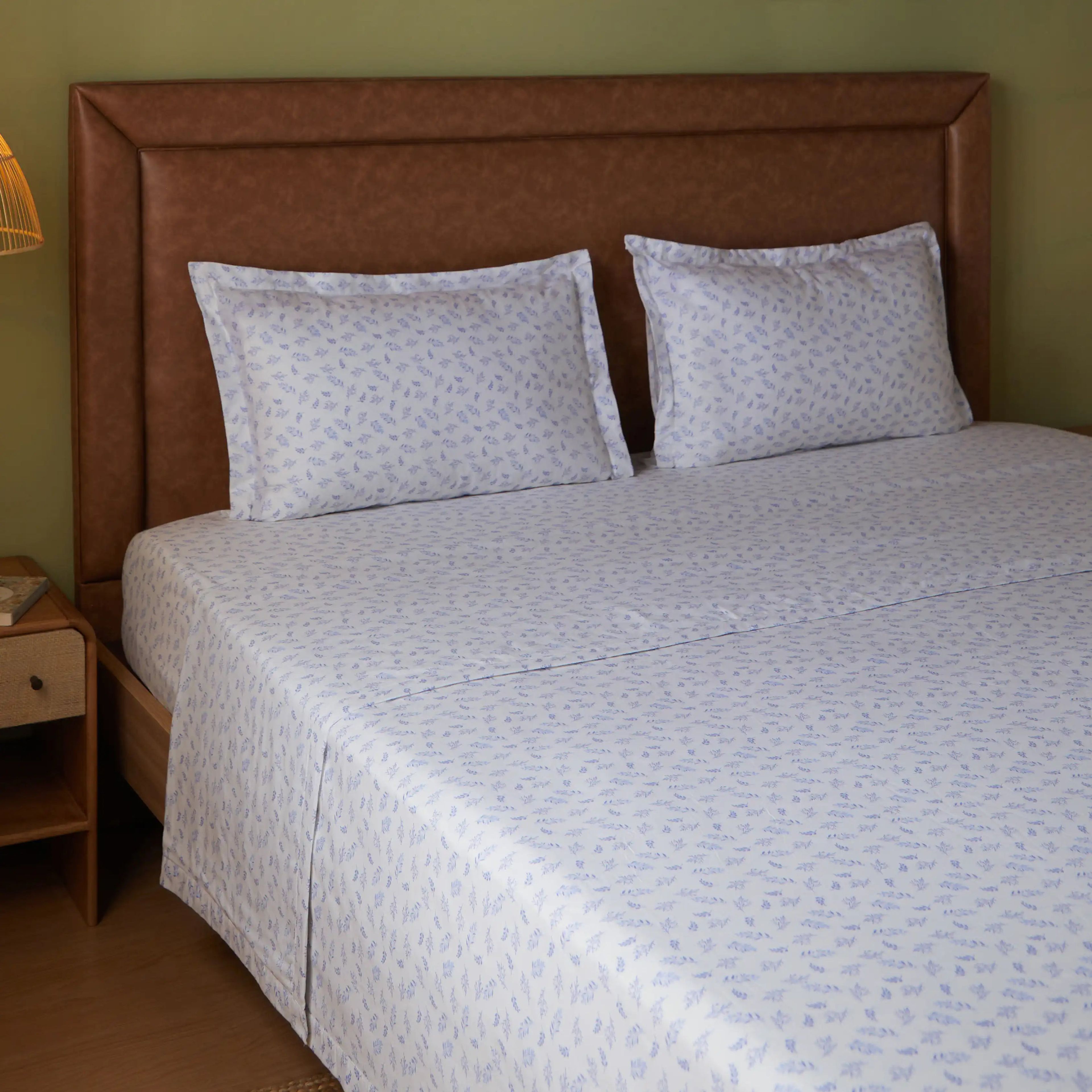 Bloomshire Classic | Everyday Charm Printed Reversible Dohar with Super Soft Flannel Layering-Purple