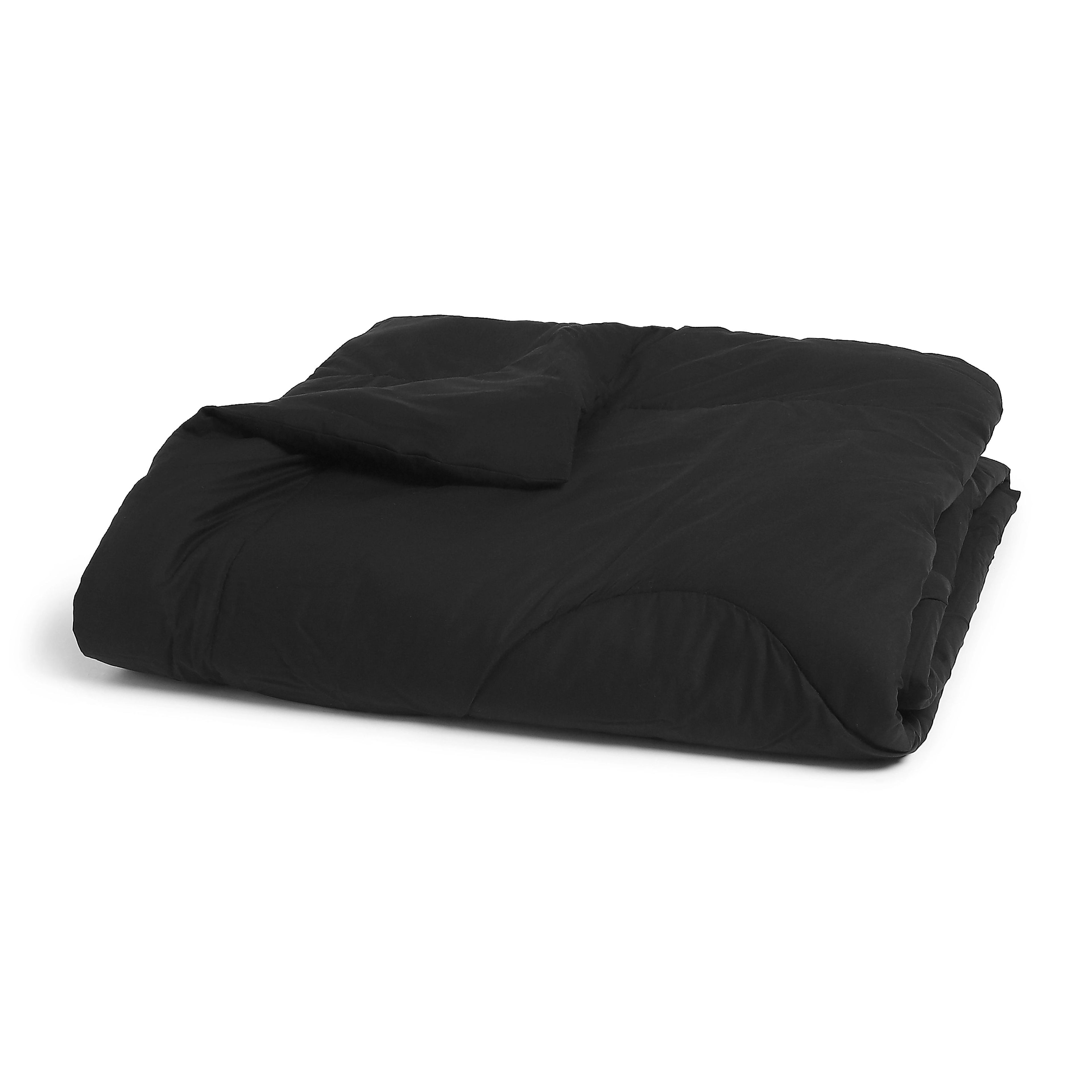 Paleto | Everyday Hues Cotton Solid Dyed 120GSM Comforter-Black