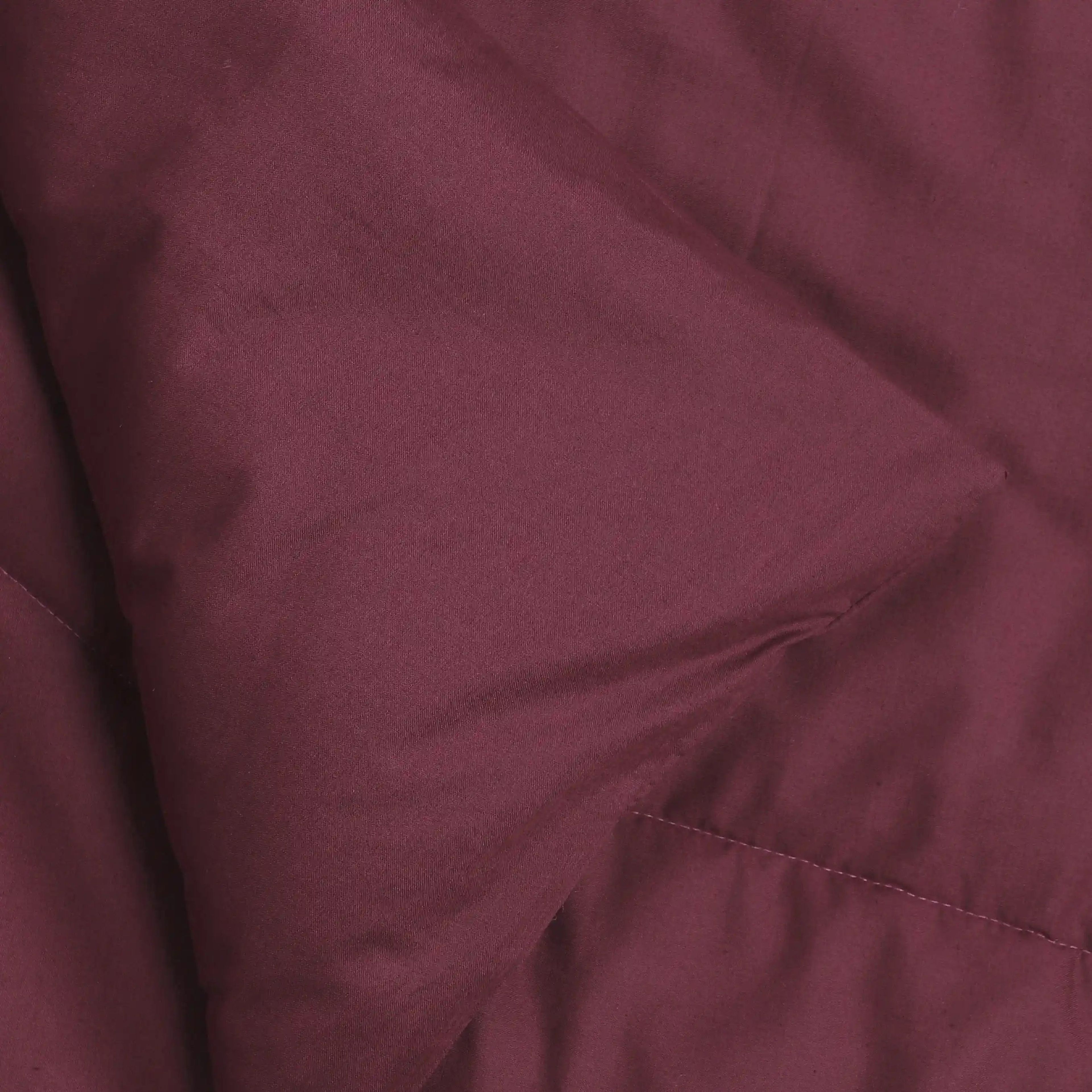Paleto | Everyday Hues Cotton Solid Dyed 120GSM Comforter-Windsor Wine