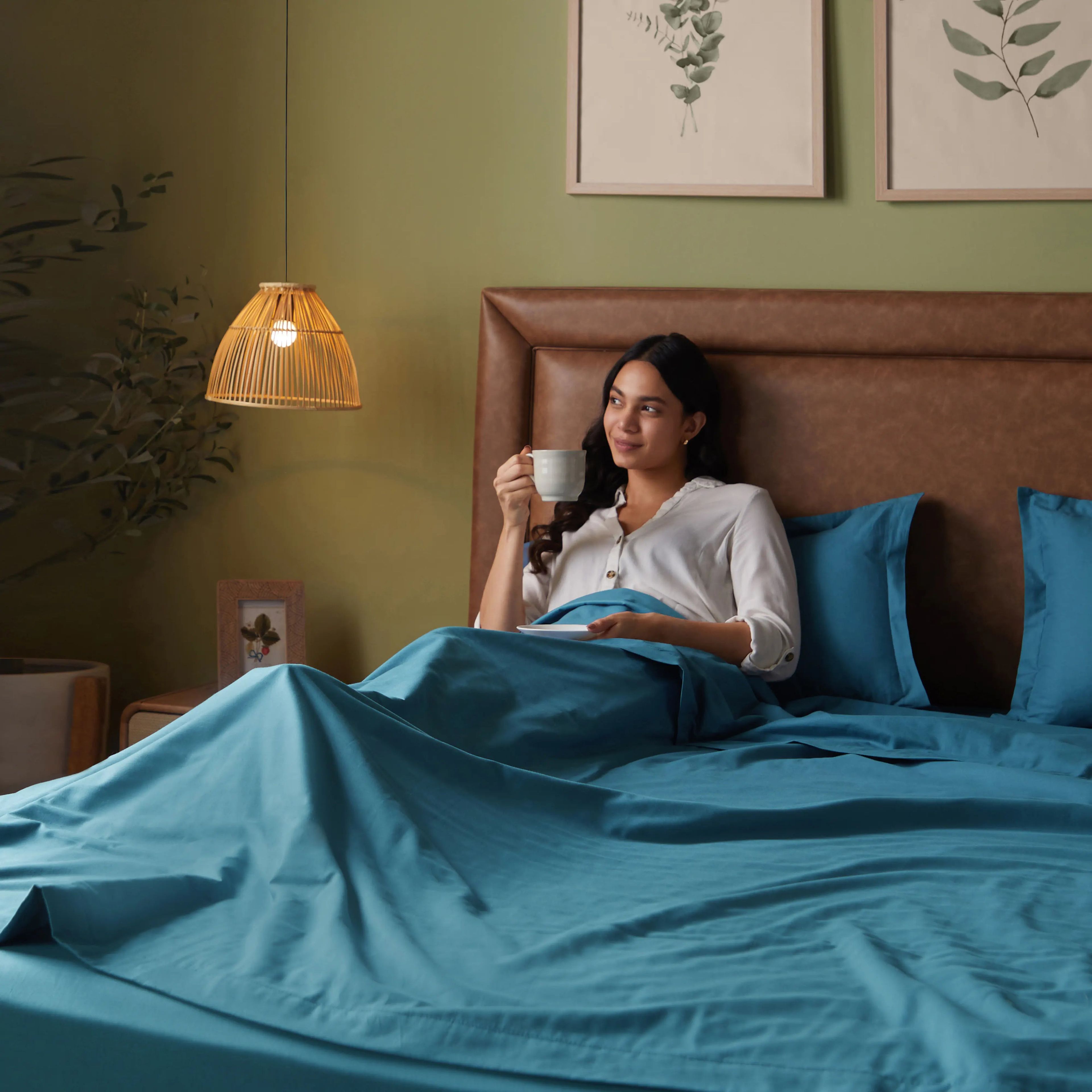 Paleto | Everyday Hues Cotton Solid Dyed Dohar with Super Soft Flannel Layering-Mineral