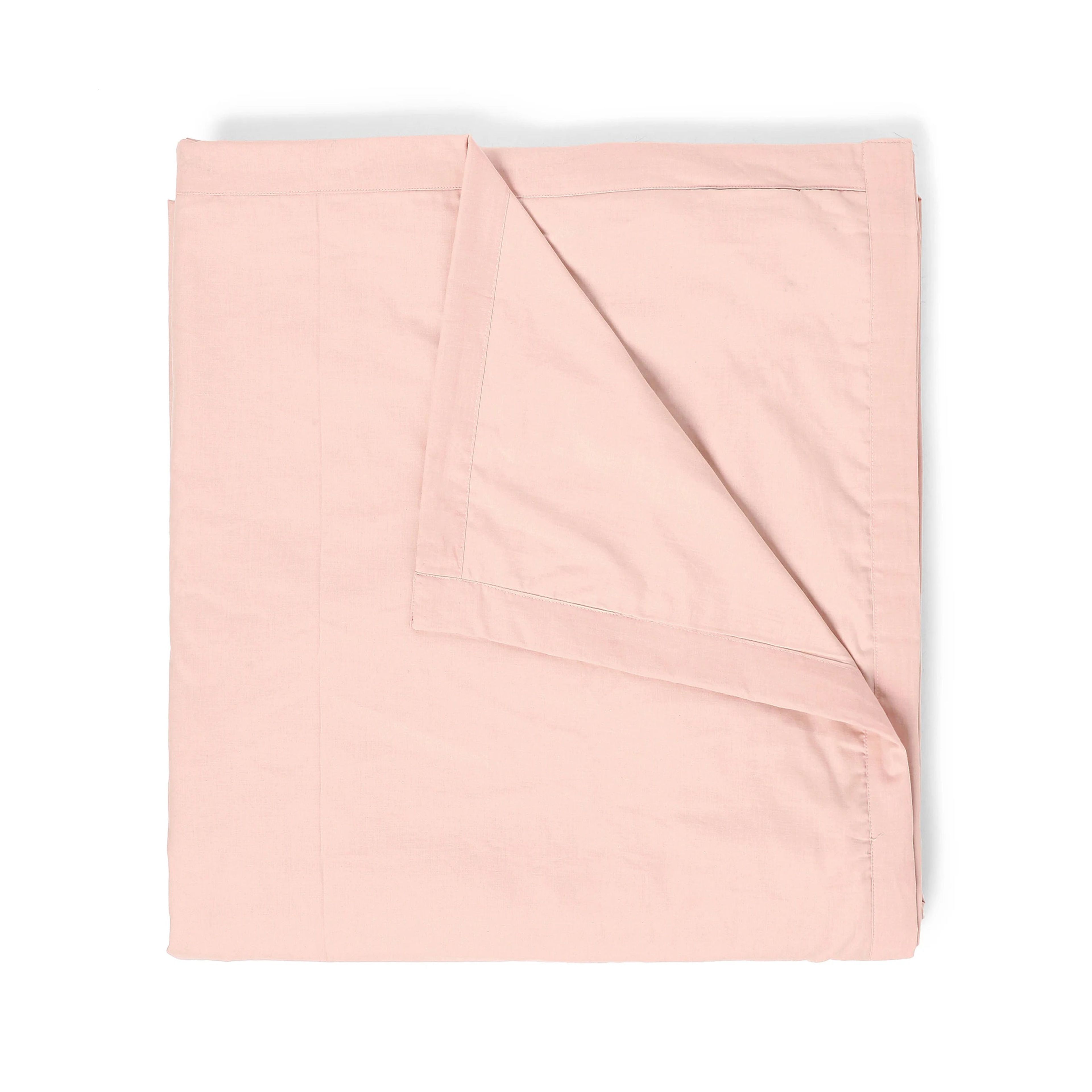 Paleto | Everyday Hues Cotton Solid Dyed Dohar with Super Soft Flannel Layering-Veiled Rose