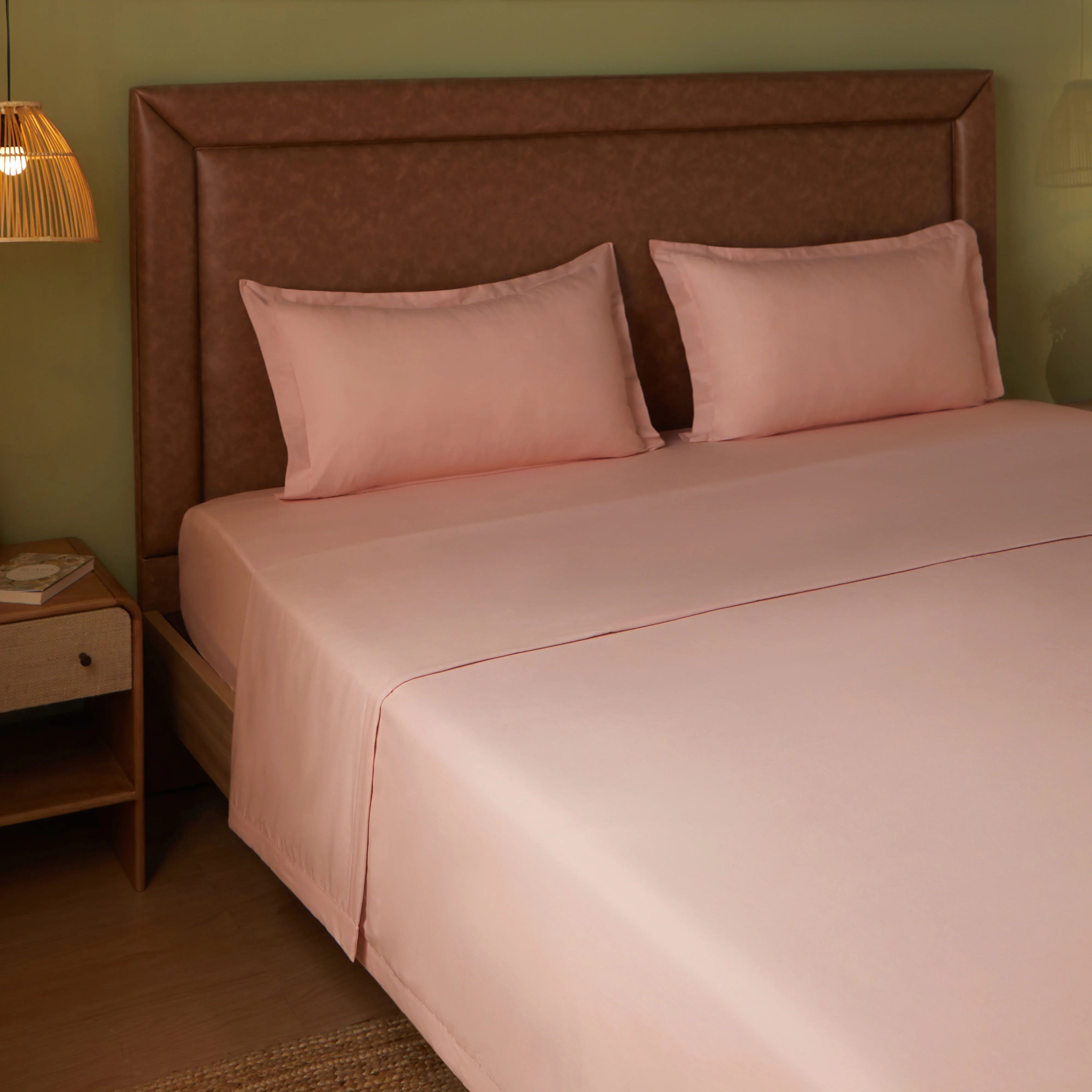 Paleto | Everyday Hues Cotton Solid Dyed Dohar with Super Soft Flannel Layering-Veiled Rose