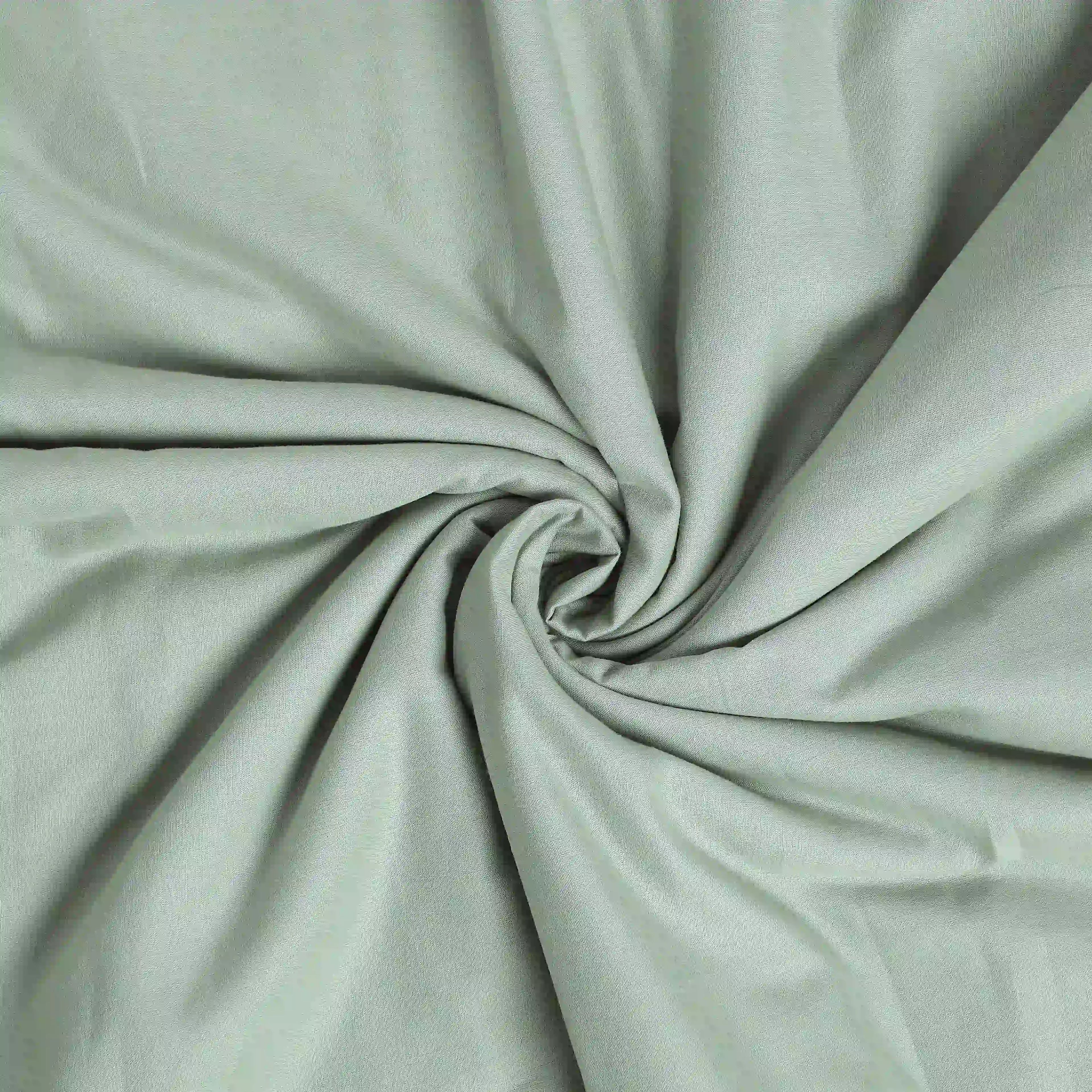 Paleto | Everyday Hues Cotton Solid Dyed Dohar with Super Soft Flannel Layering-Green Sage