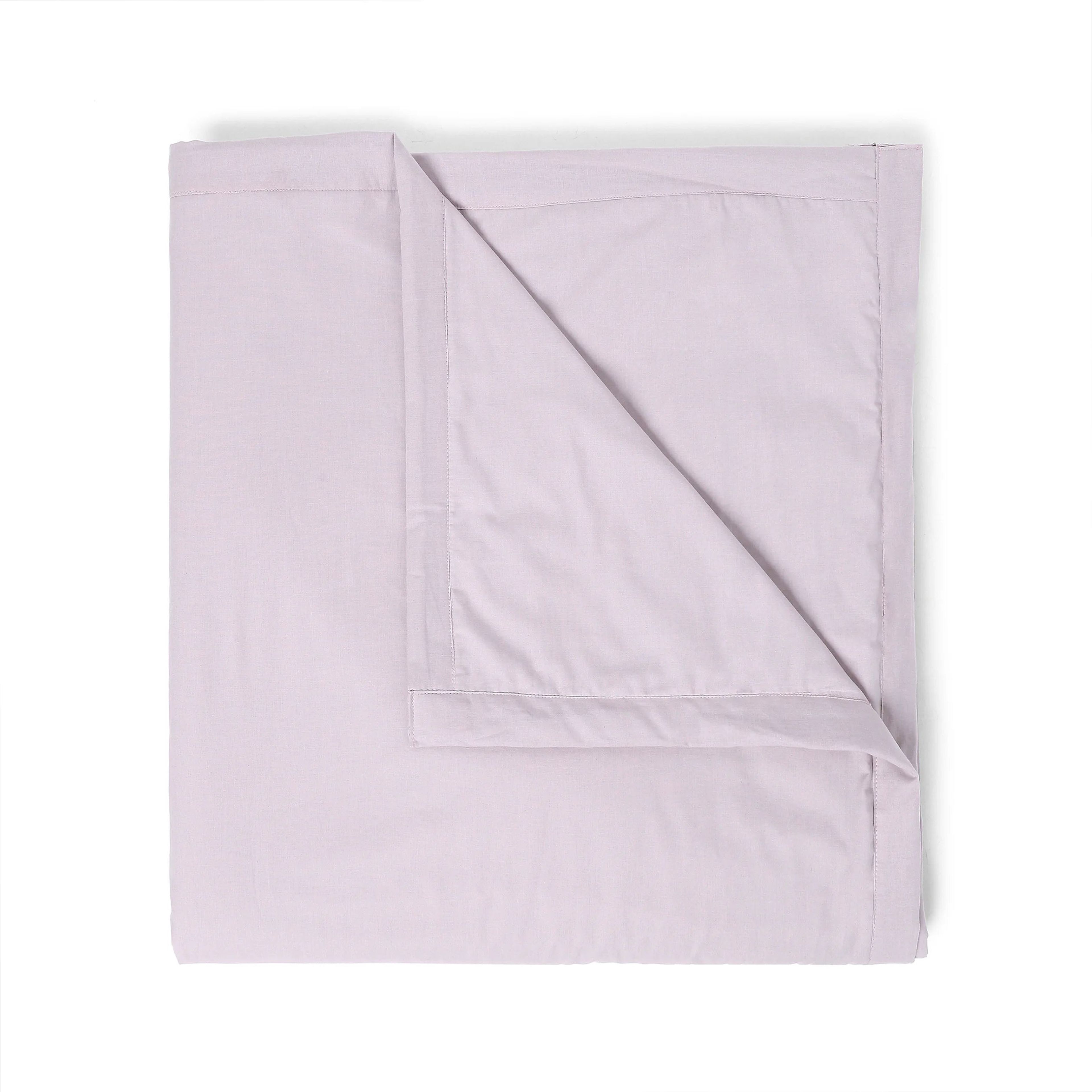 Paleto | Everyday Hues Cotton Solid Dyed Dohar with Super Soft Flannel Layering-Grey Lavender