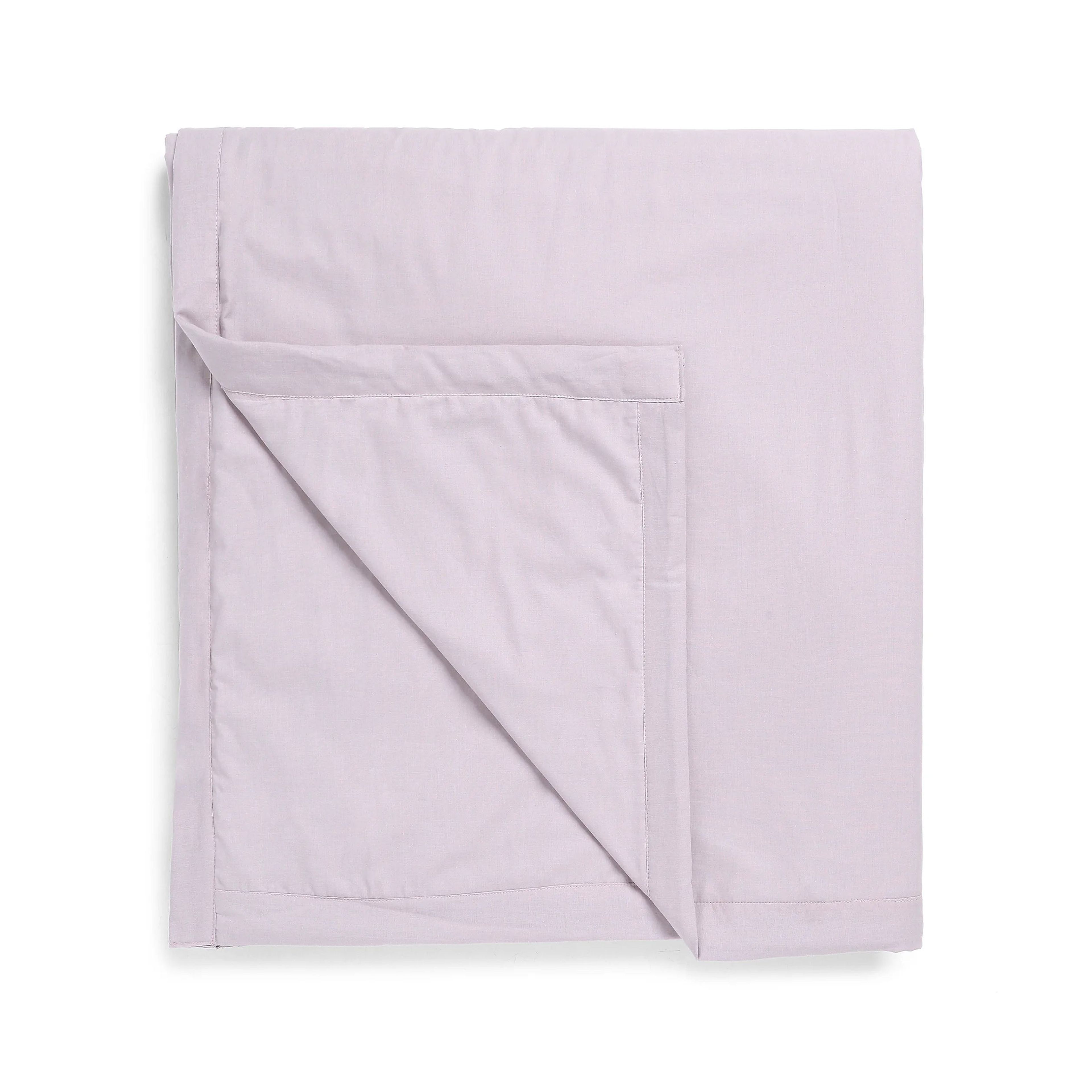 Paleto | Everyday Hues Cotton Solid Dyed Dohar with Super Soft Flannel Layering-Grey Lavender