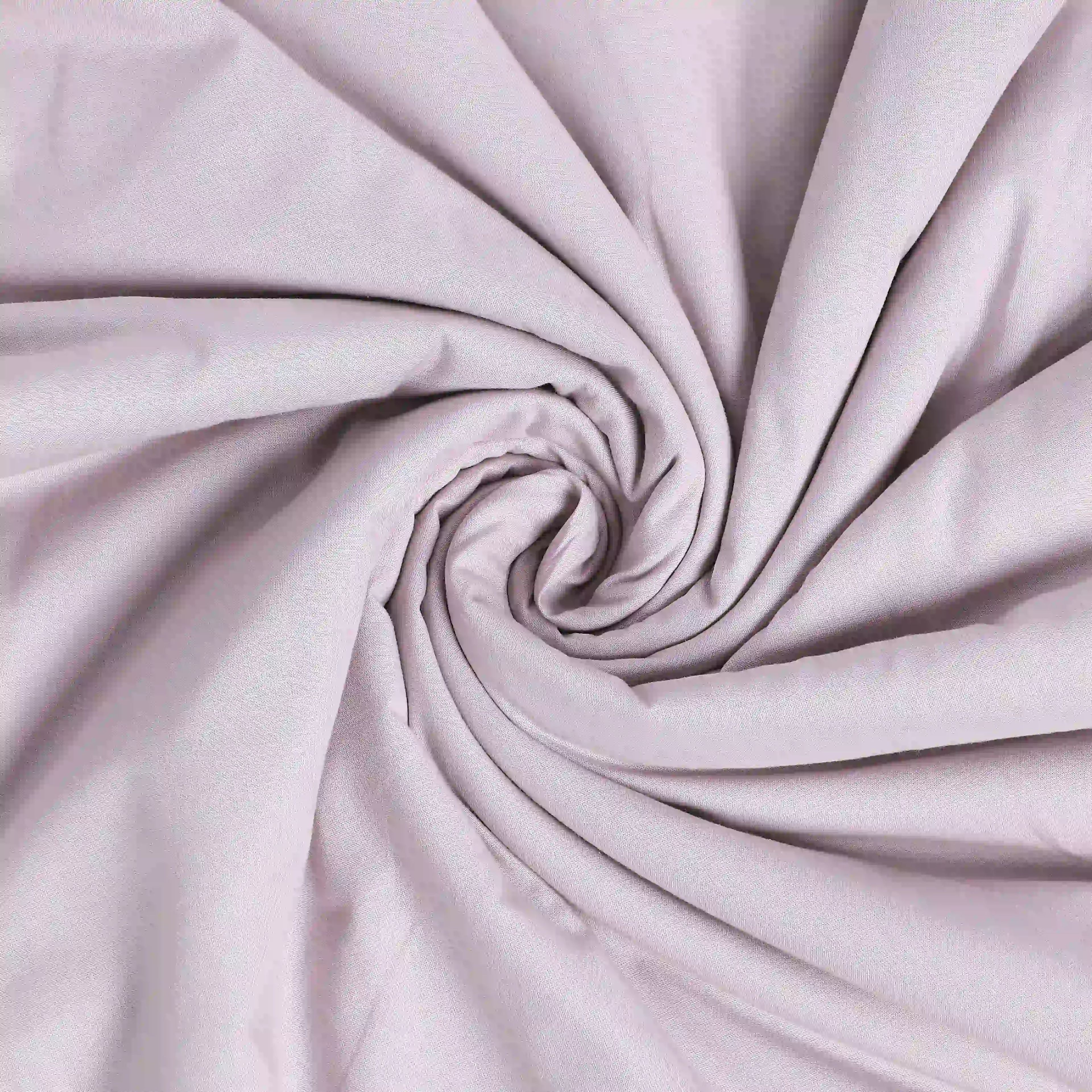 Paleto | Everyday Hues Cotton Solid Dyed Dohar with Super Soft Flannel Layering-Grey Lavender