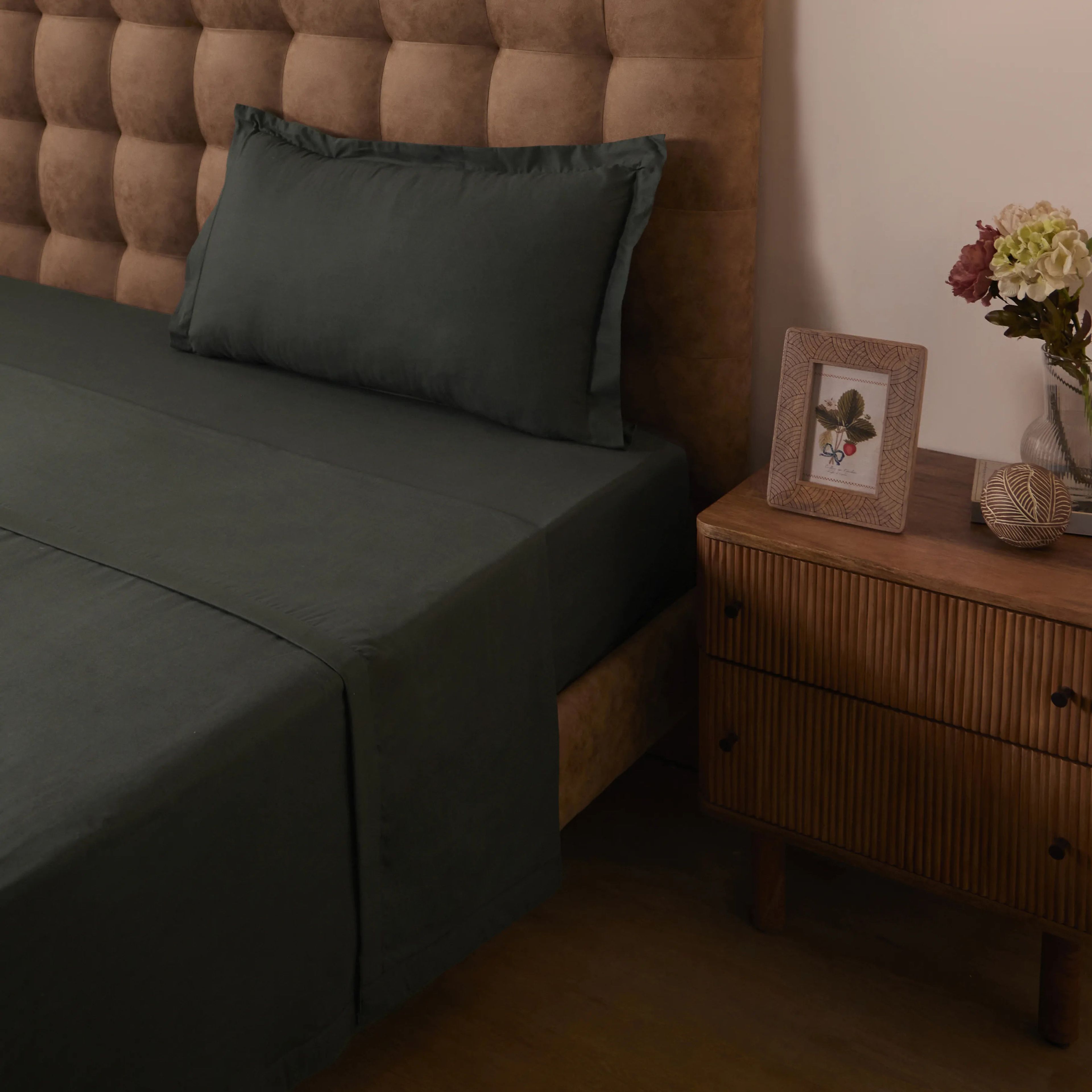 Paleto | Everyday Hues Cotton Solid Dyed Dohar with Super Soft Flannel Layering-Dark Grey