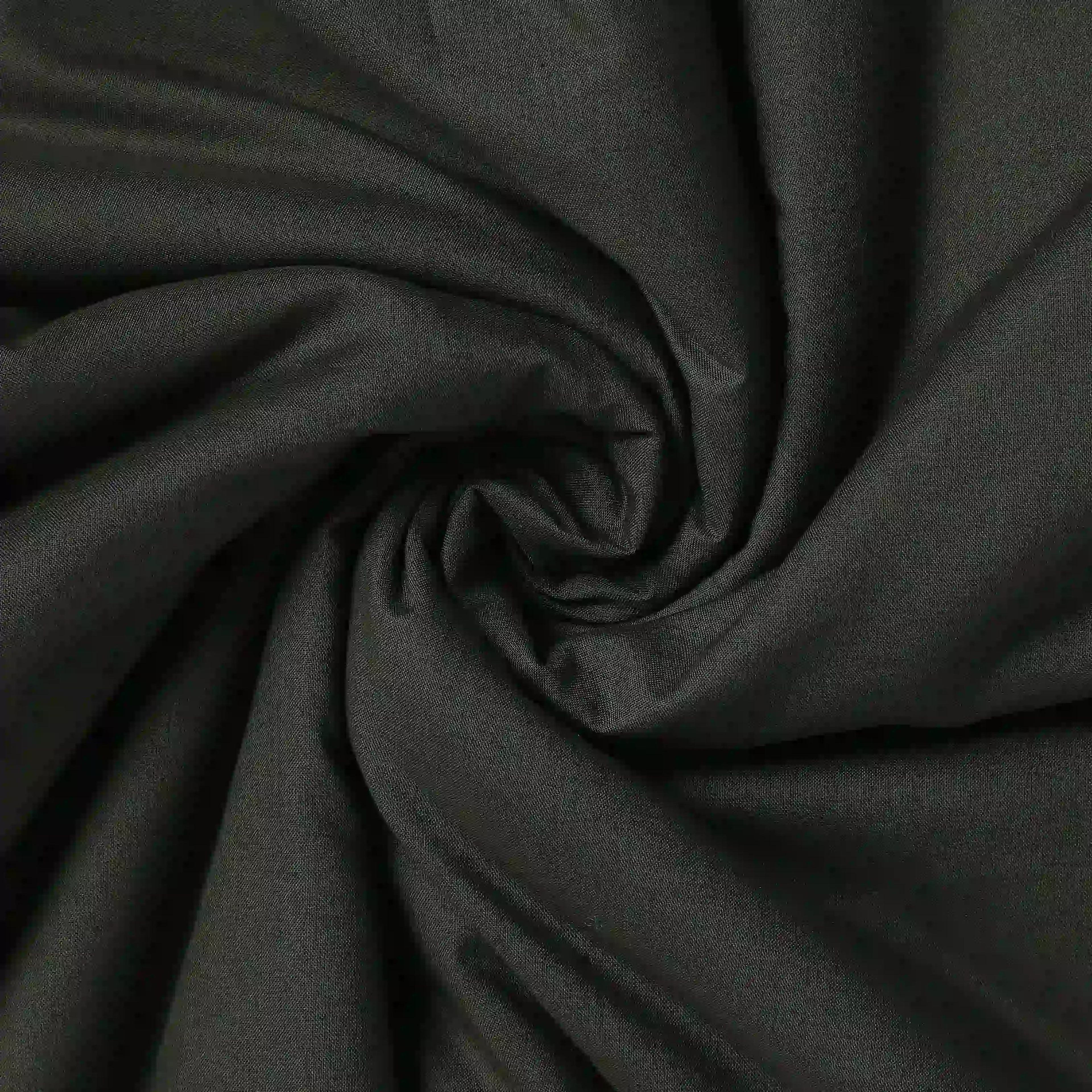 Paleto | Everyday Hues Cotton Solid Dyed Dohar with Super Soft Flannel Layering-Dark Grey