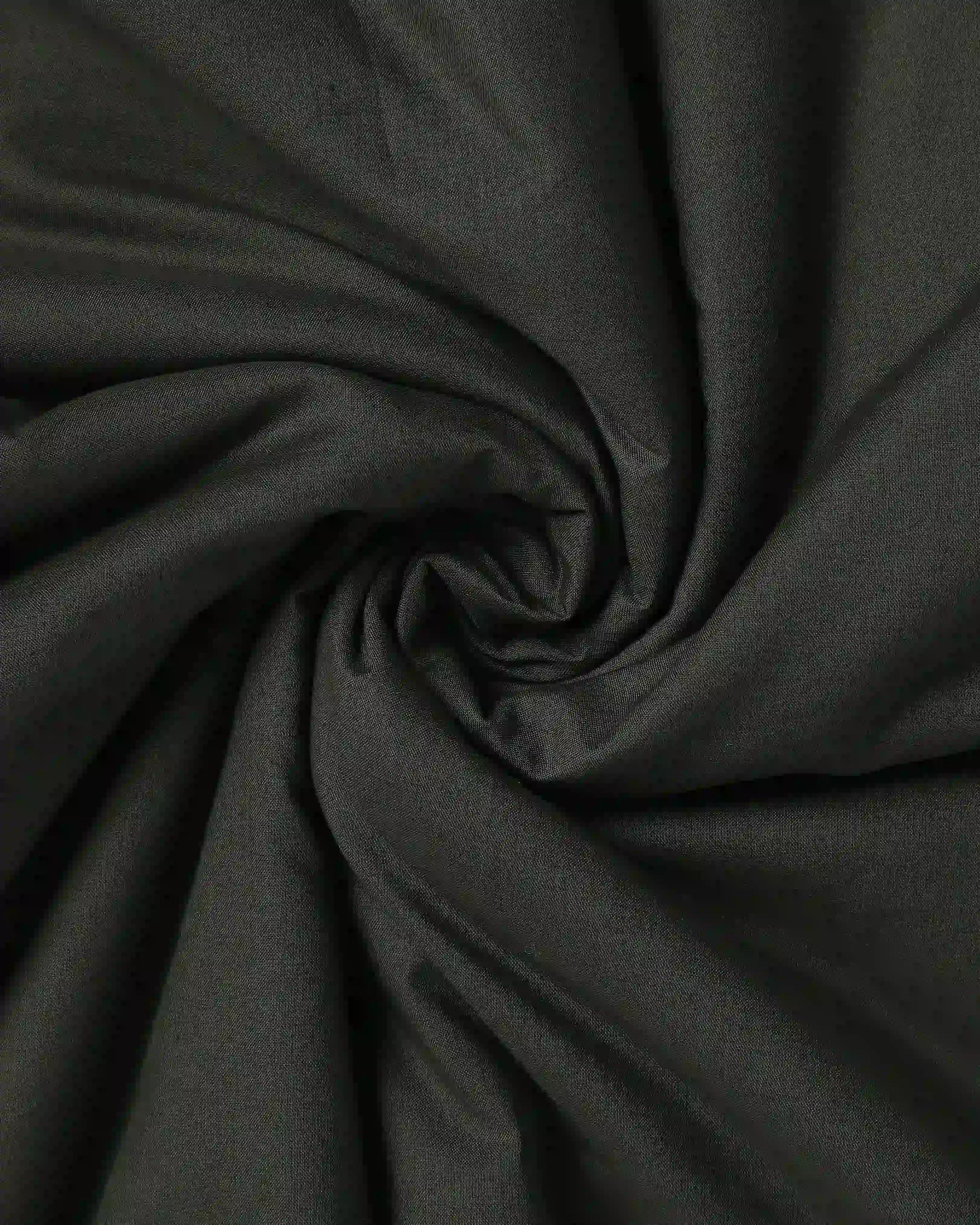 Paleto | Everyday Hues Cotton Solid Dyed Dohar with Super Soft Flannel Layering-Dark Grey