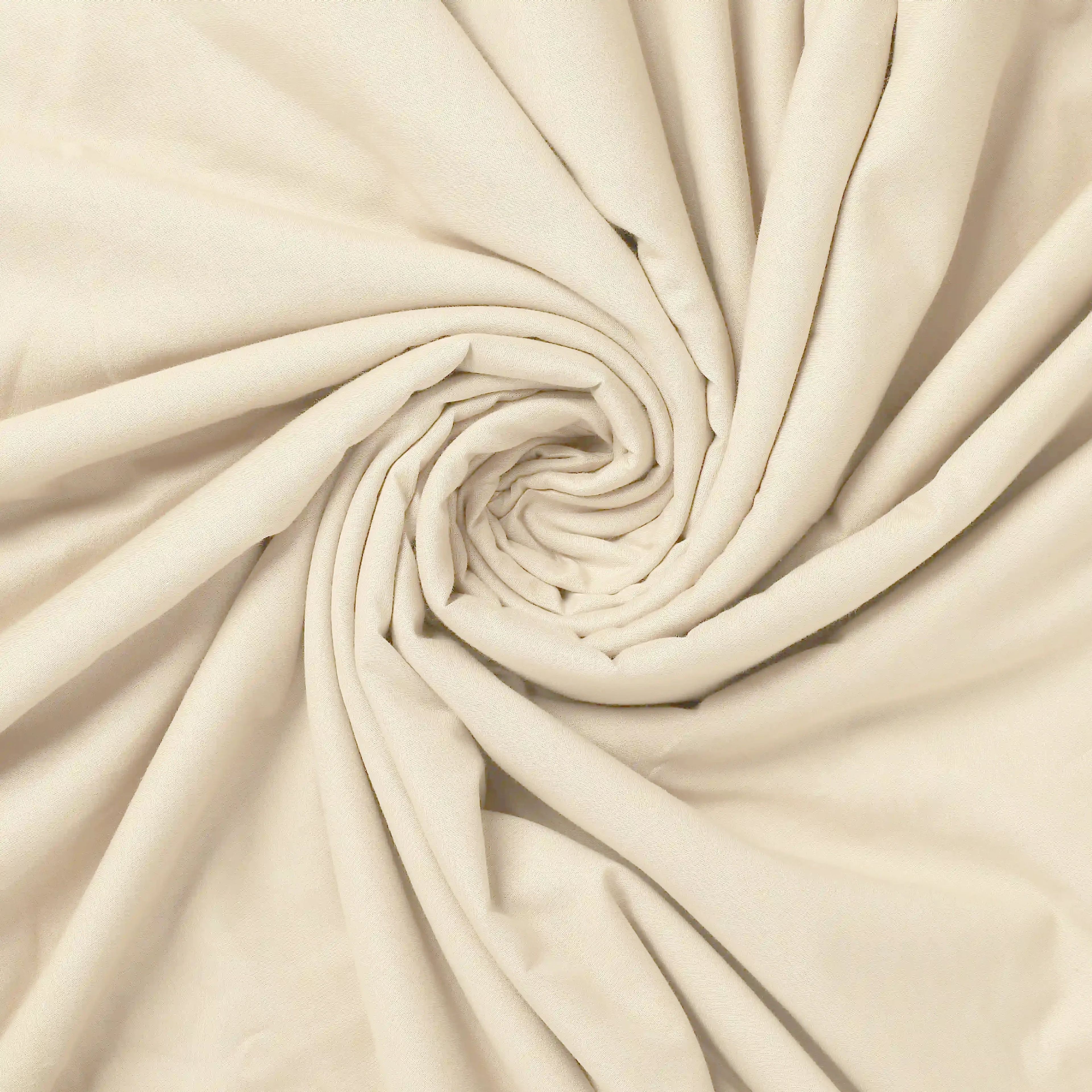 Paleto | Everyday Hues Cotton Solid Dyed Dohar with Super Soft Flannel Layering-Ivory