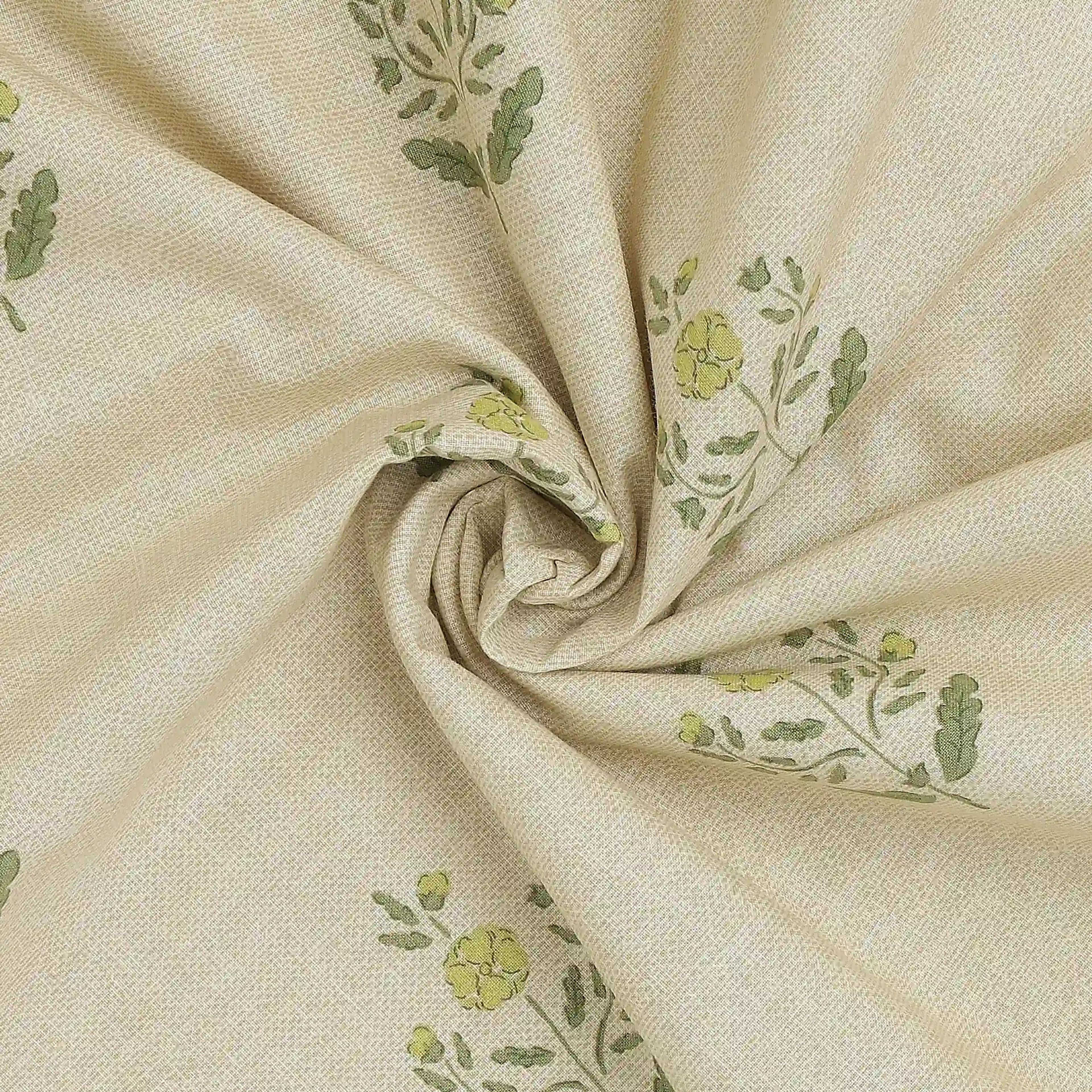 Chippa Lane | Contemporary Indian Print Design Reversible Dohar with Super Soft Flannel Layering-Indian Moss