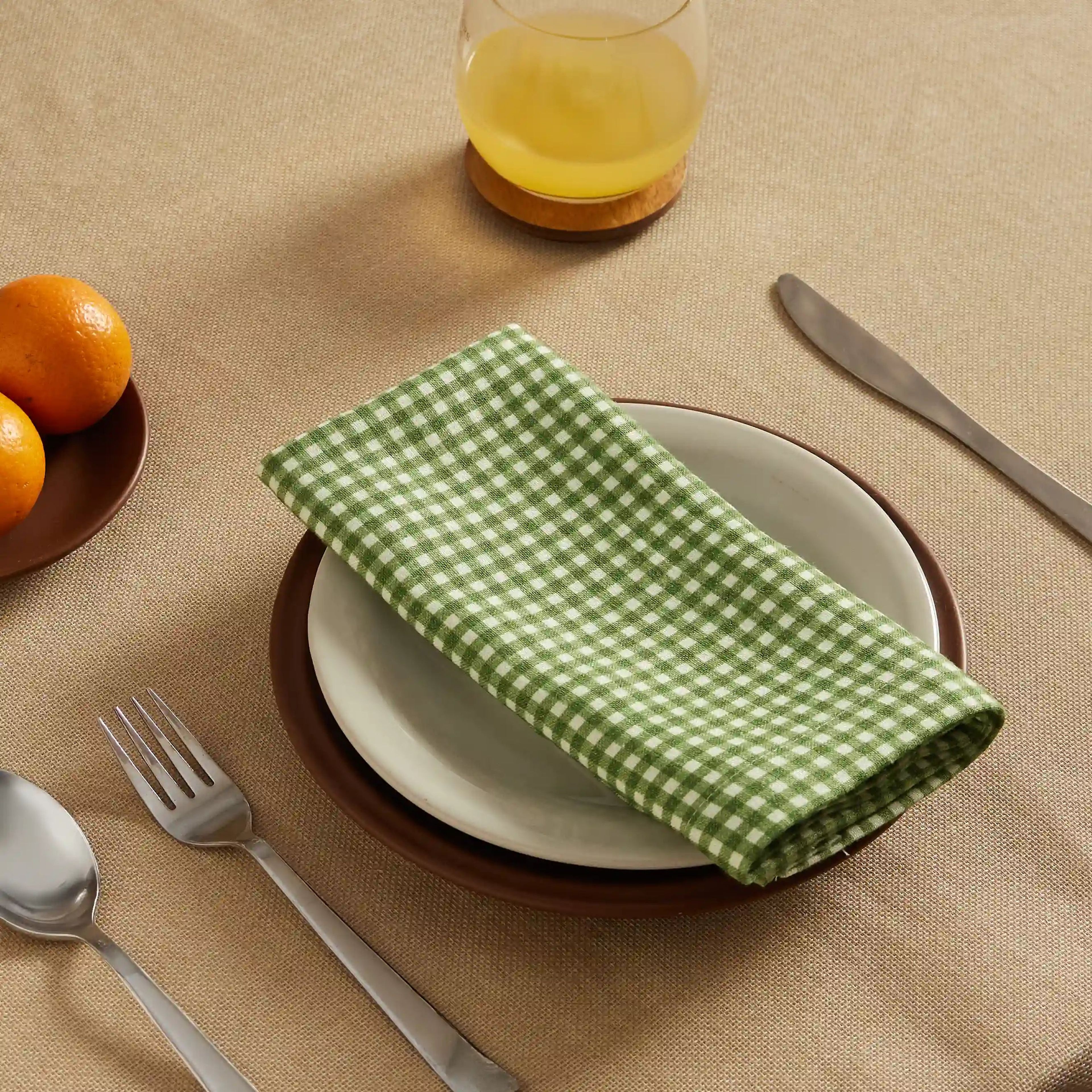 Nonna's Home | Tuscan Inspired Printed Soft & Absorbent Cotton Table Napkins | Set of 4 & 6