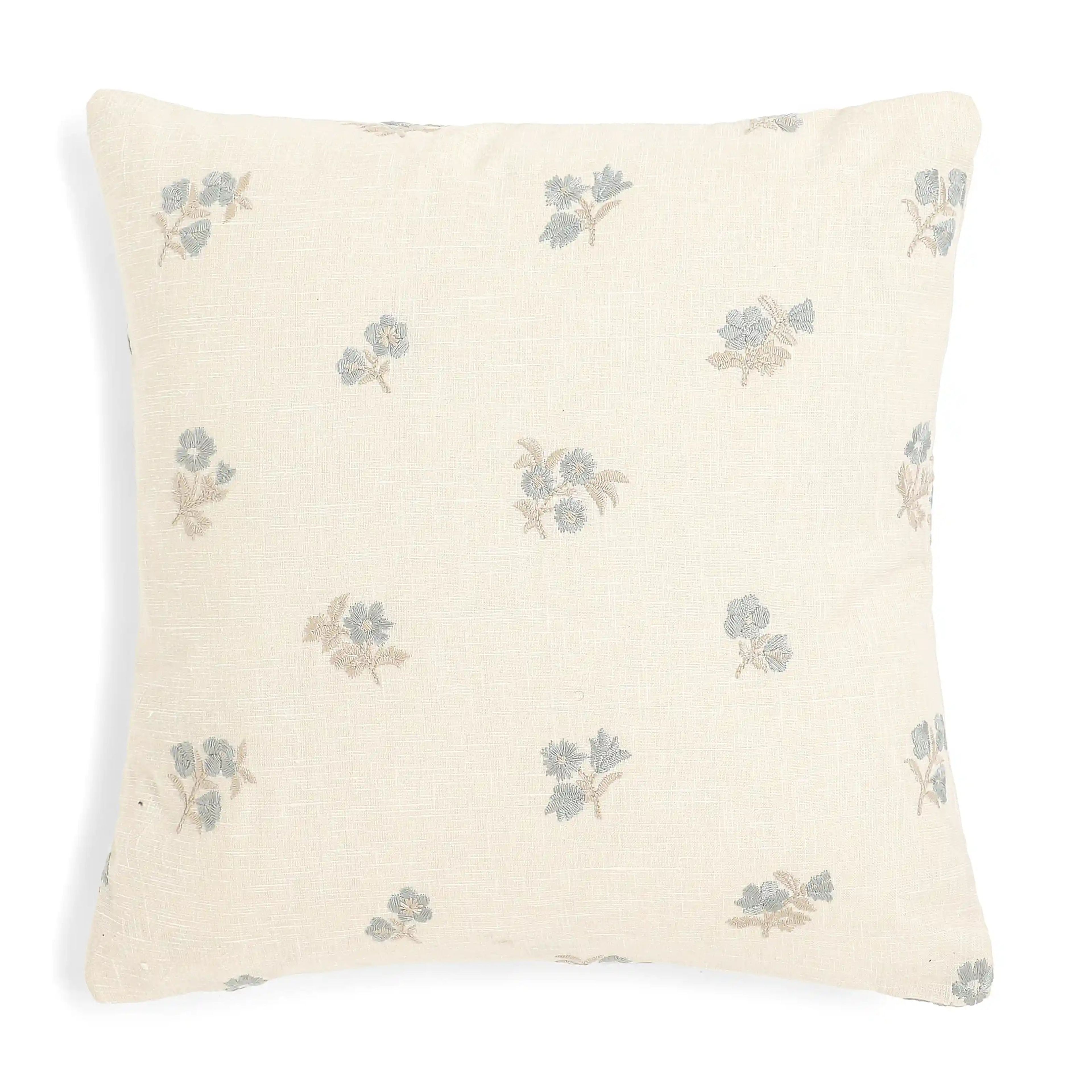 Vissencia Embroidered Cushion Cover | Threaded Petals