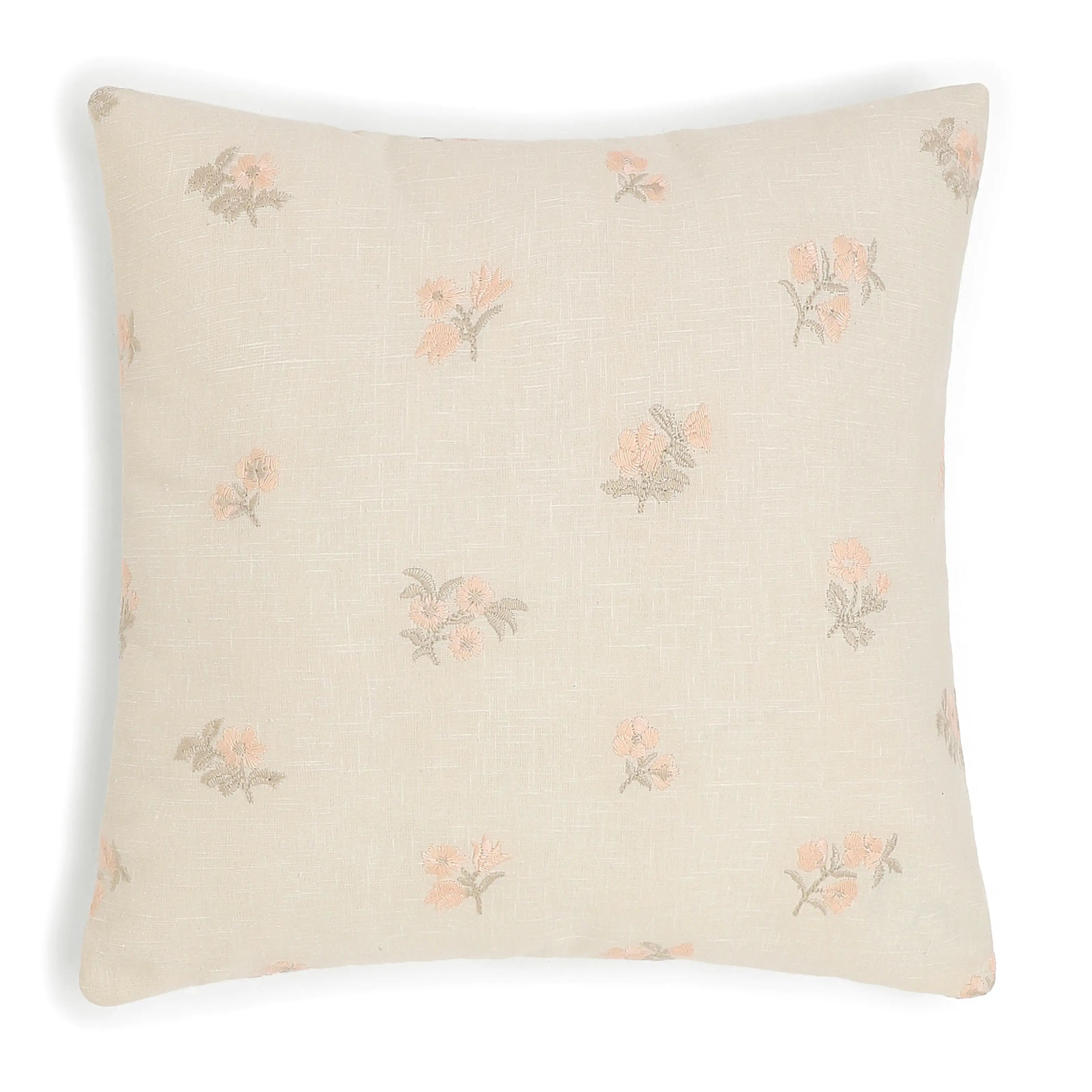 Vissencia Embroidered Cushion Cover | Threaded Petals