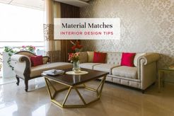 material combinations in home interiors